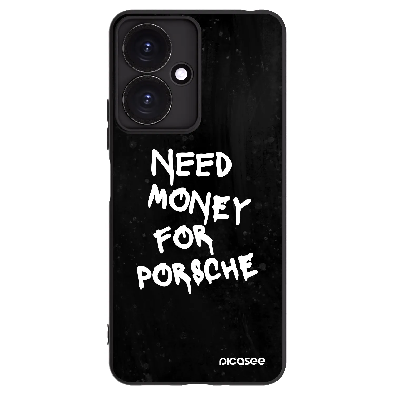 Picasee silikonski črni ovitek za Xiaomi Redmi 13C 5G - Black Dollar