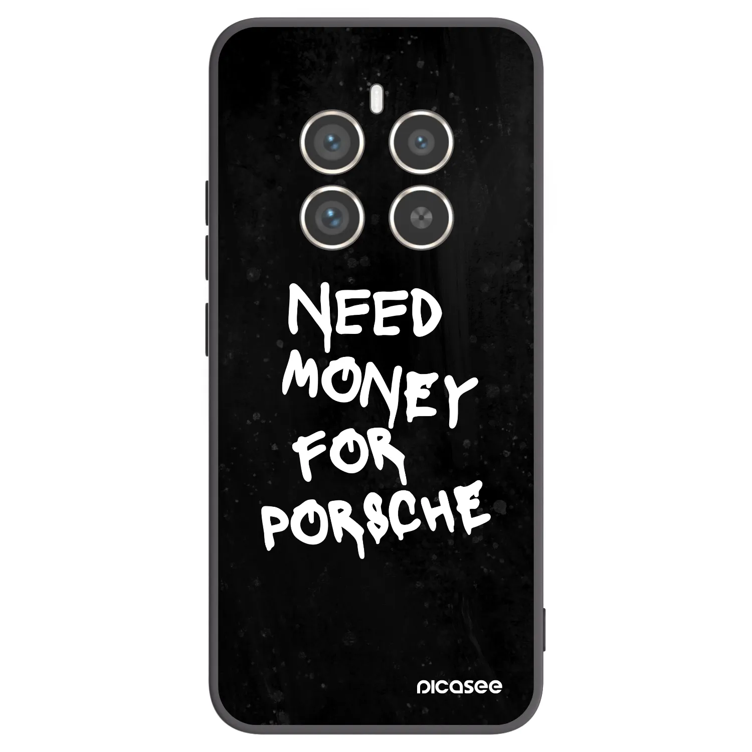 Picasee silikonski črni ovitek za Realme 12 Pro 5G - Black Dollar