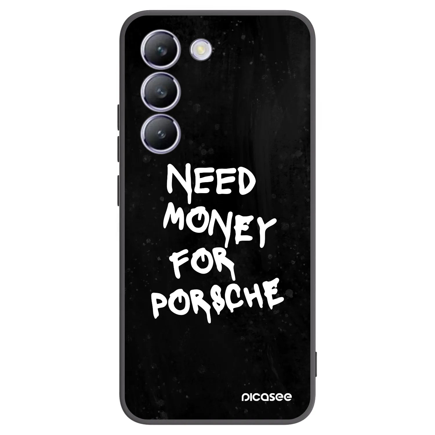 Picasee silikonski črni ovitek za Vivo V40 SE 5G - Black Dollar