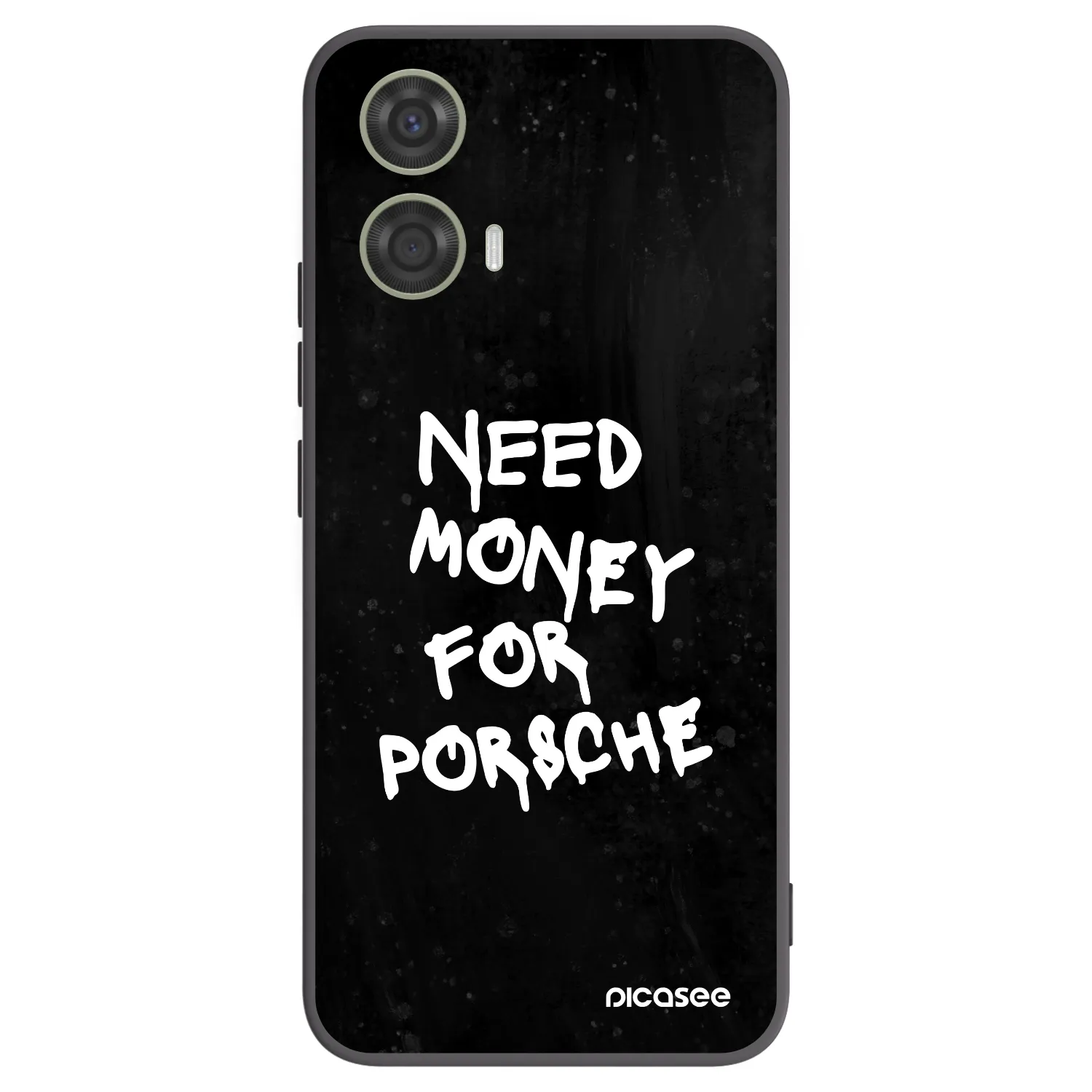Picasee silikonski črni ovitek za Motorola Moto G24 - Black Dollar
