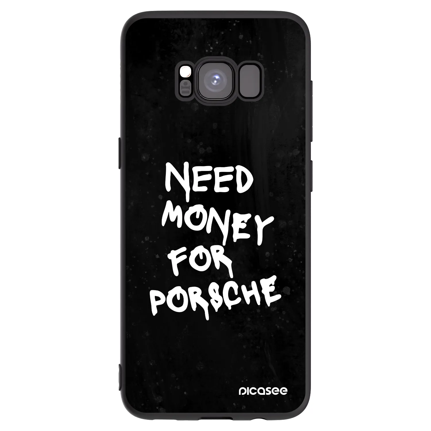 Picasee silikonski črni ovitek za Samsung Galaxy S8 G950F - Black Dollar