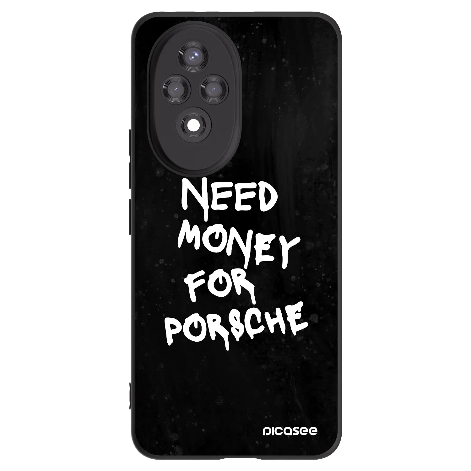 Picasee silikonski črni ovitek za Honor 200 5G - Black Dollar