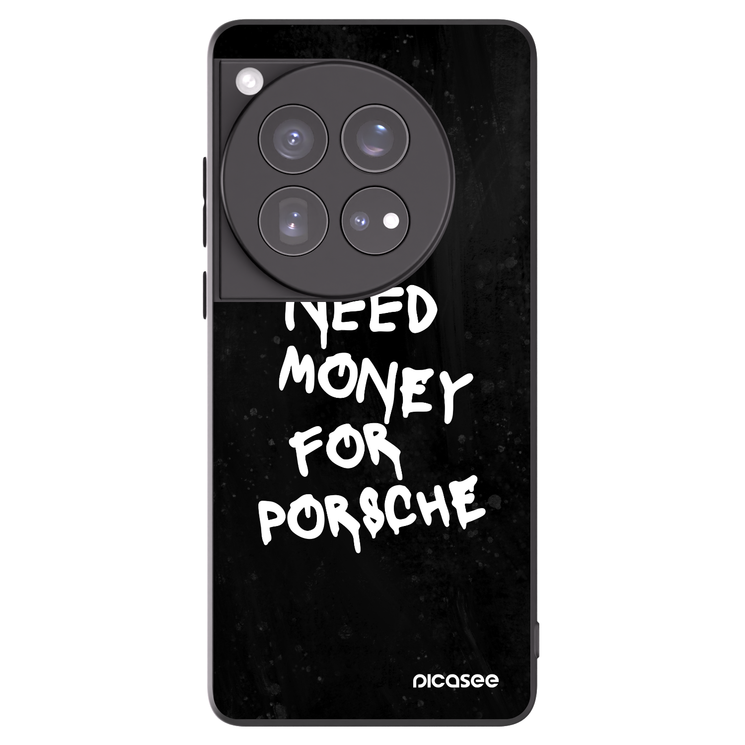 Picasee silikonski črni ovitek za OnePlus 12 5G - Black Dollar
