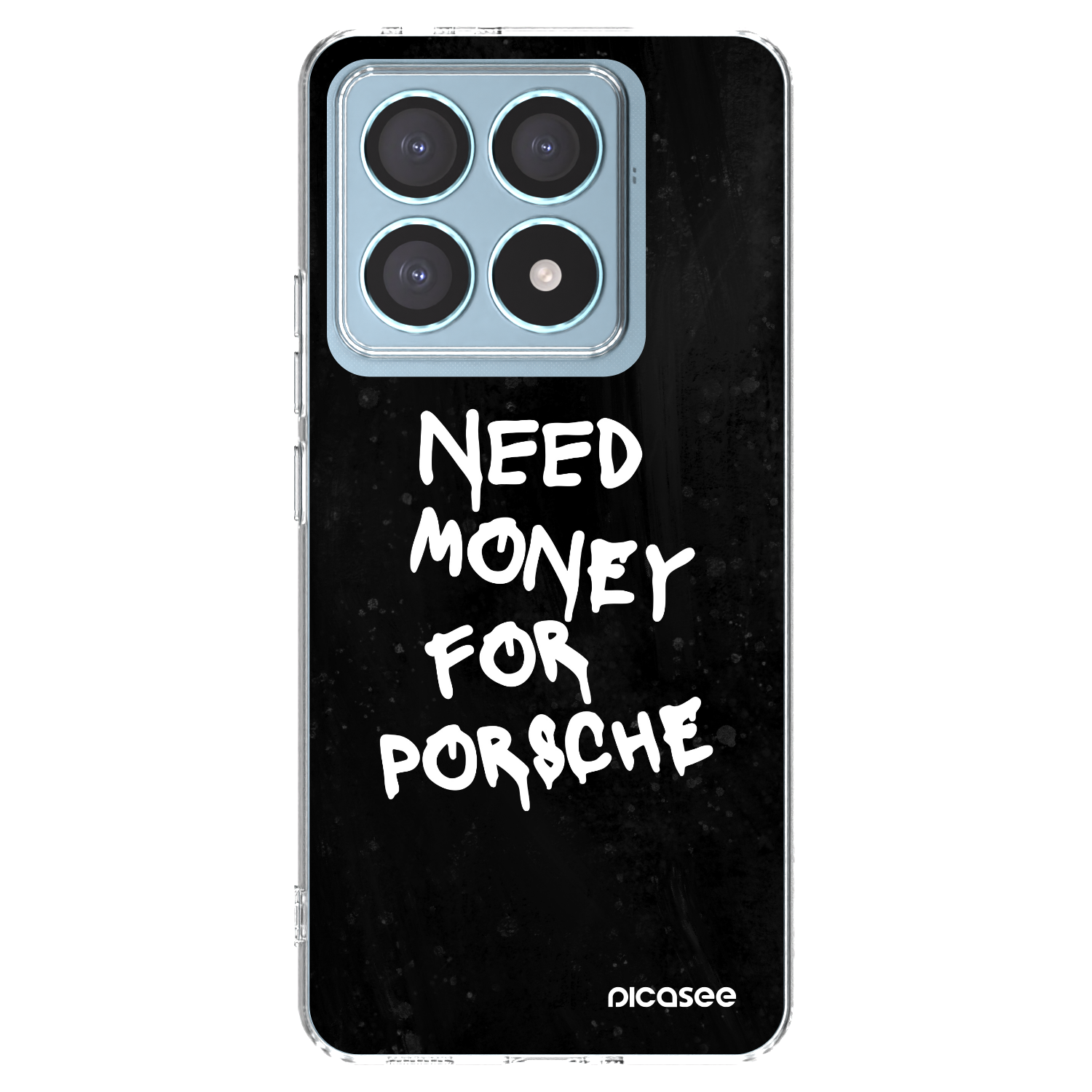 Picasee silikonski prozorni ovitek za Xiaomi 14T Pro - Black Dollar