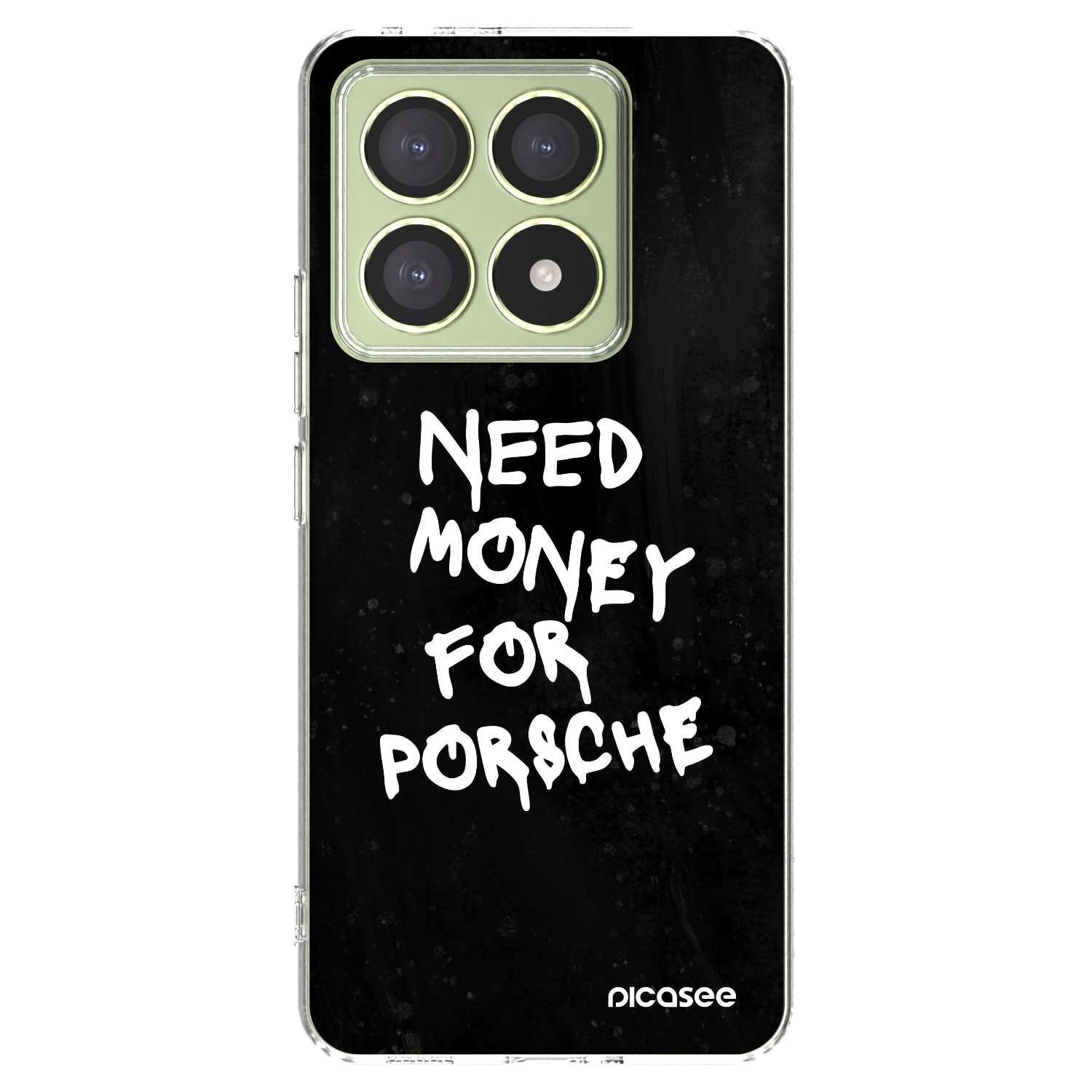 Picasee silikonski prozorni ovitek za Xiaomi 14T - Black Dollar