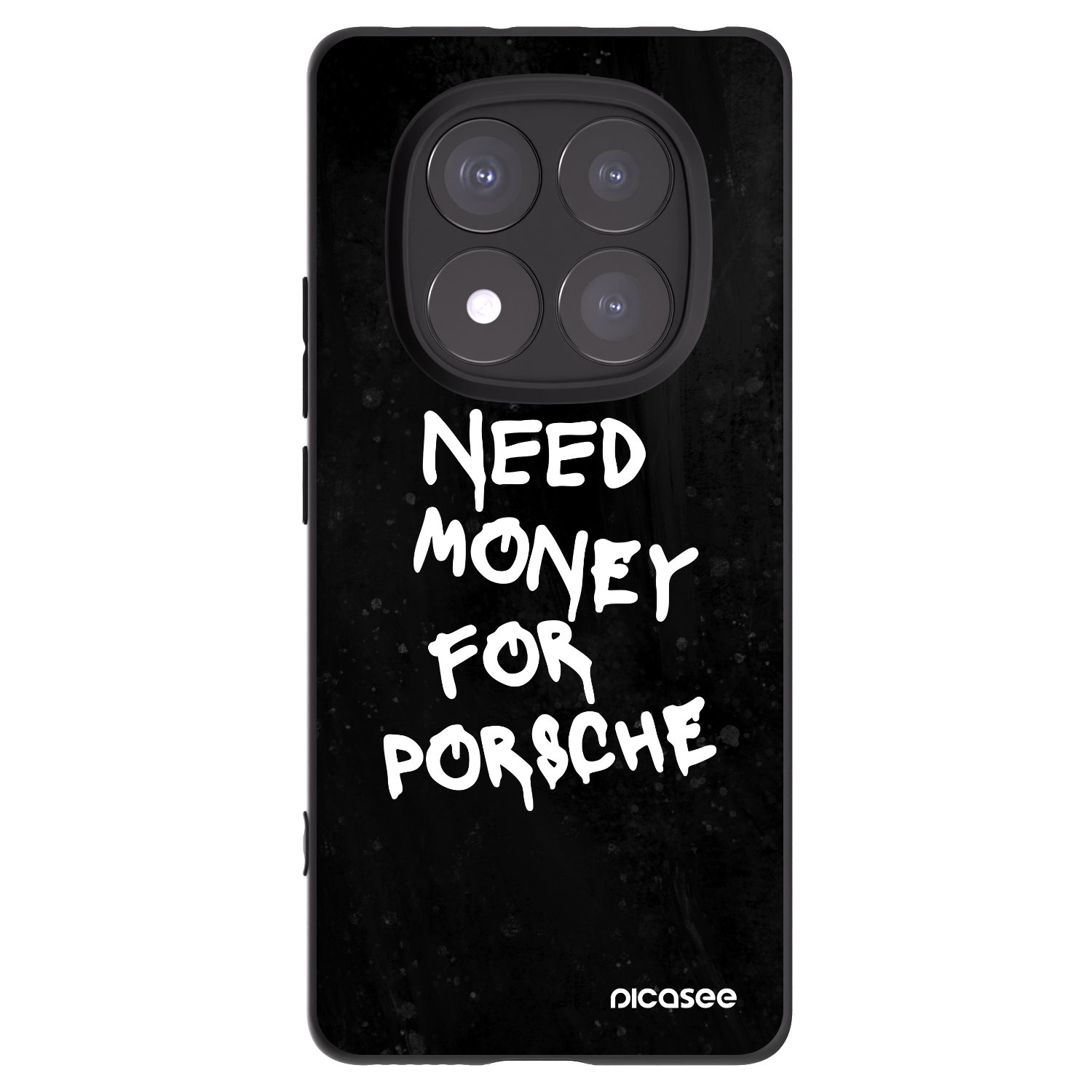 Picasee silikonski črni ovitek za Xiaomi Redmi Note 14 Pro+ 5G - Black Dollar