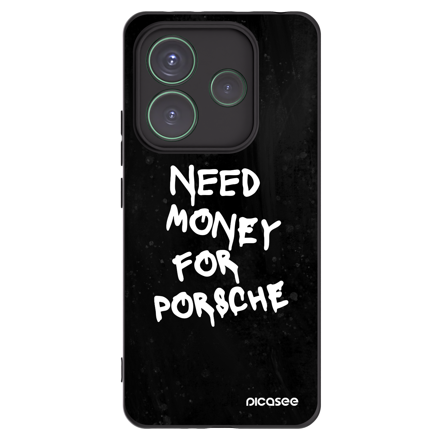 Picasee silikonski črni ovitek za Xiaomi Redmi Note 14 5G - Black Dollar