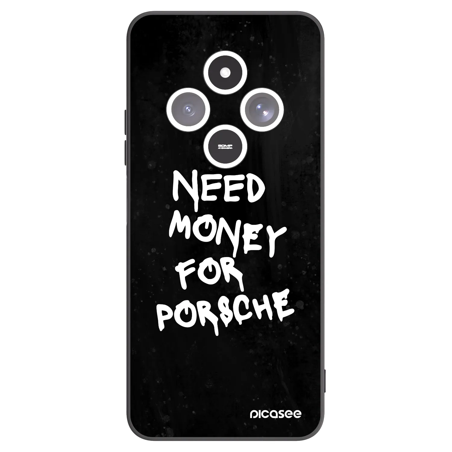 Picasee silikonski črni ovitek za Xiaomi Redmi 14C - Black Dollar