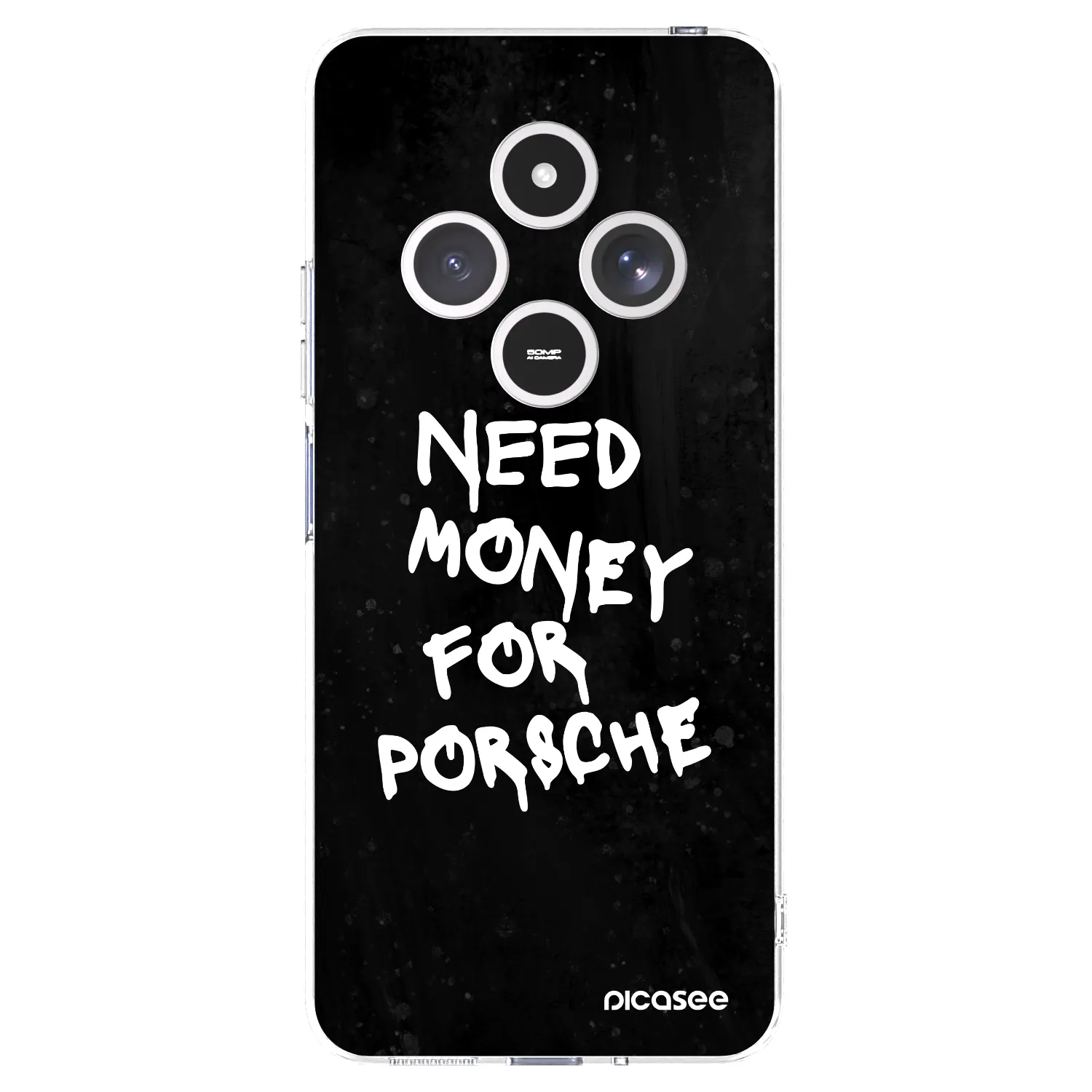 Picasee silikonski prozorni ovitek za Xiaomi Redmi 14C - Black Dollar