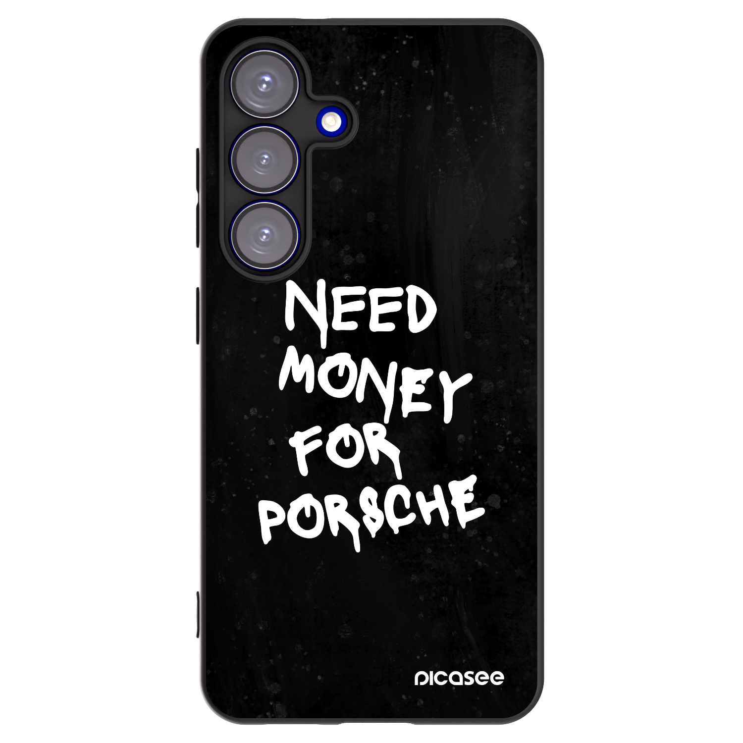 Picasee silikonski črni ovitek za Samsung Galaxy S25 5G - Black Dollar