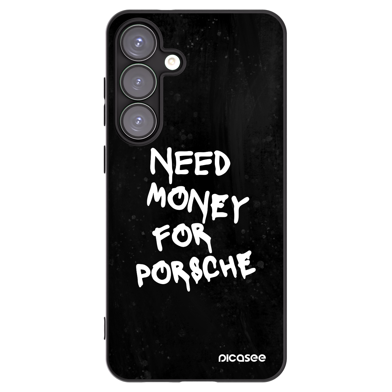 Picasee silikonski črni ovitek za Samsung Galaxy S25+ 5G - Black Dollar