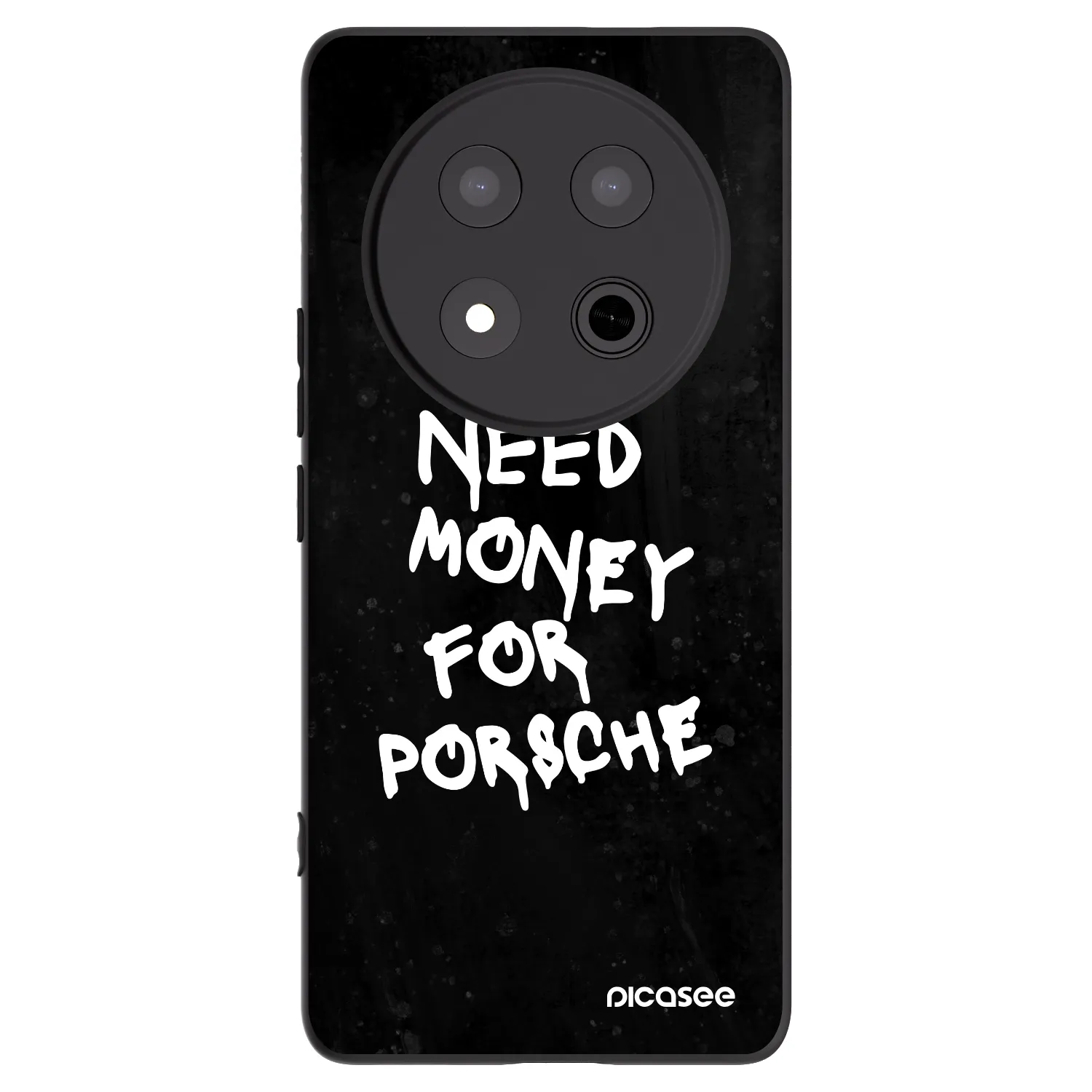 Picasee silikonski črni ovitek za Honor Magic7 Lite 5G - Black Dollar