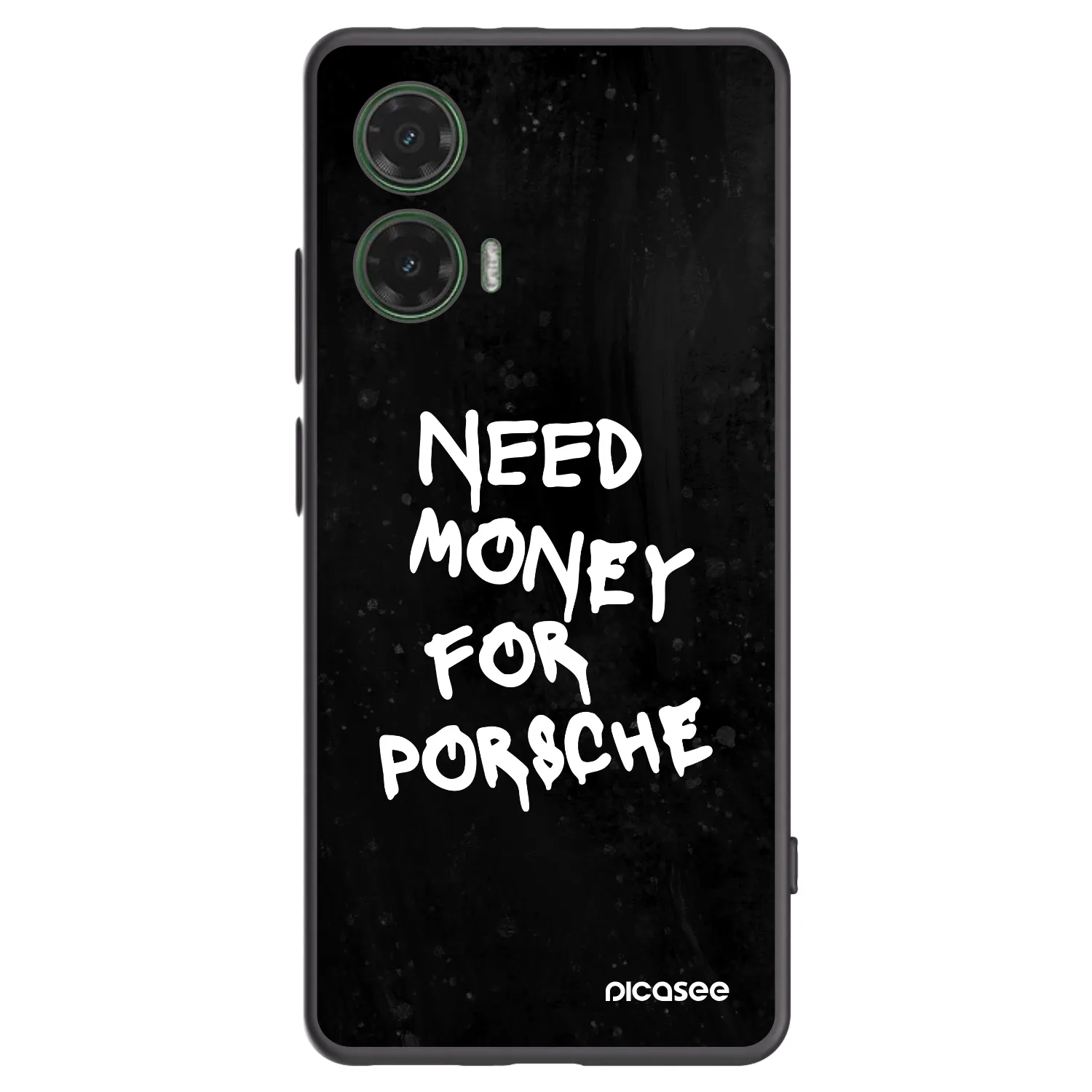 Picasee silikonski črni ovitek za Motorola Moto G35 5G - Black Dollar