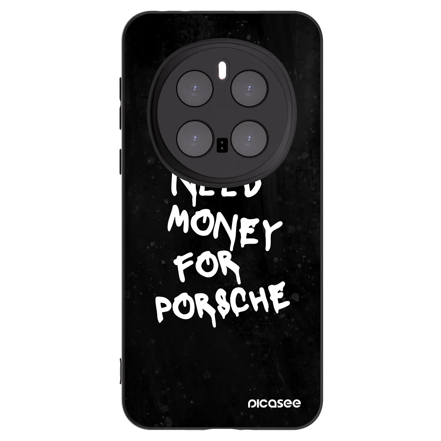 Picasee silikonski črni ovitek za Honor Magic7 Pro 5G - Black Dollar