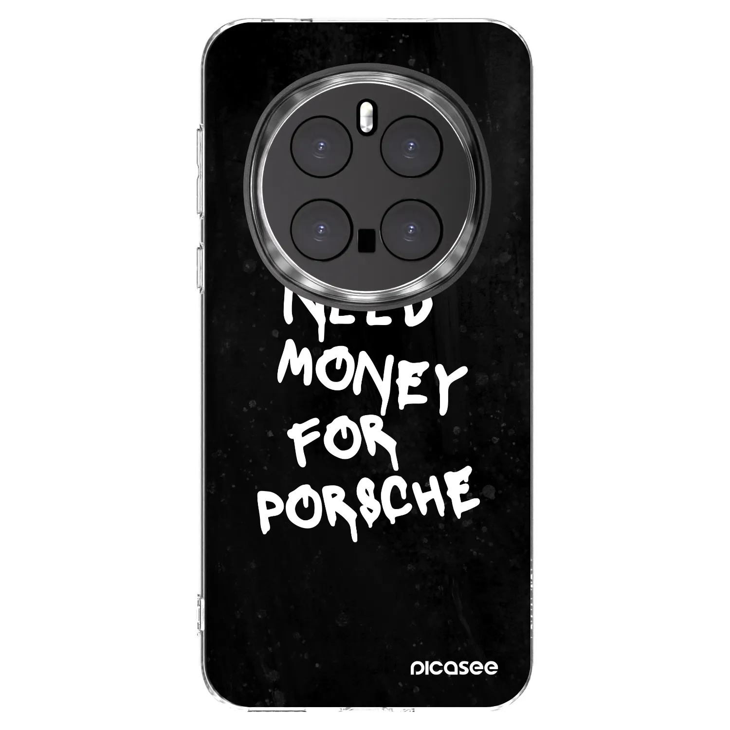 Picasee silikonski prozorni ovitek za Honor Magic7 Pro 5G - Black Dollar