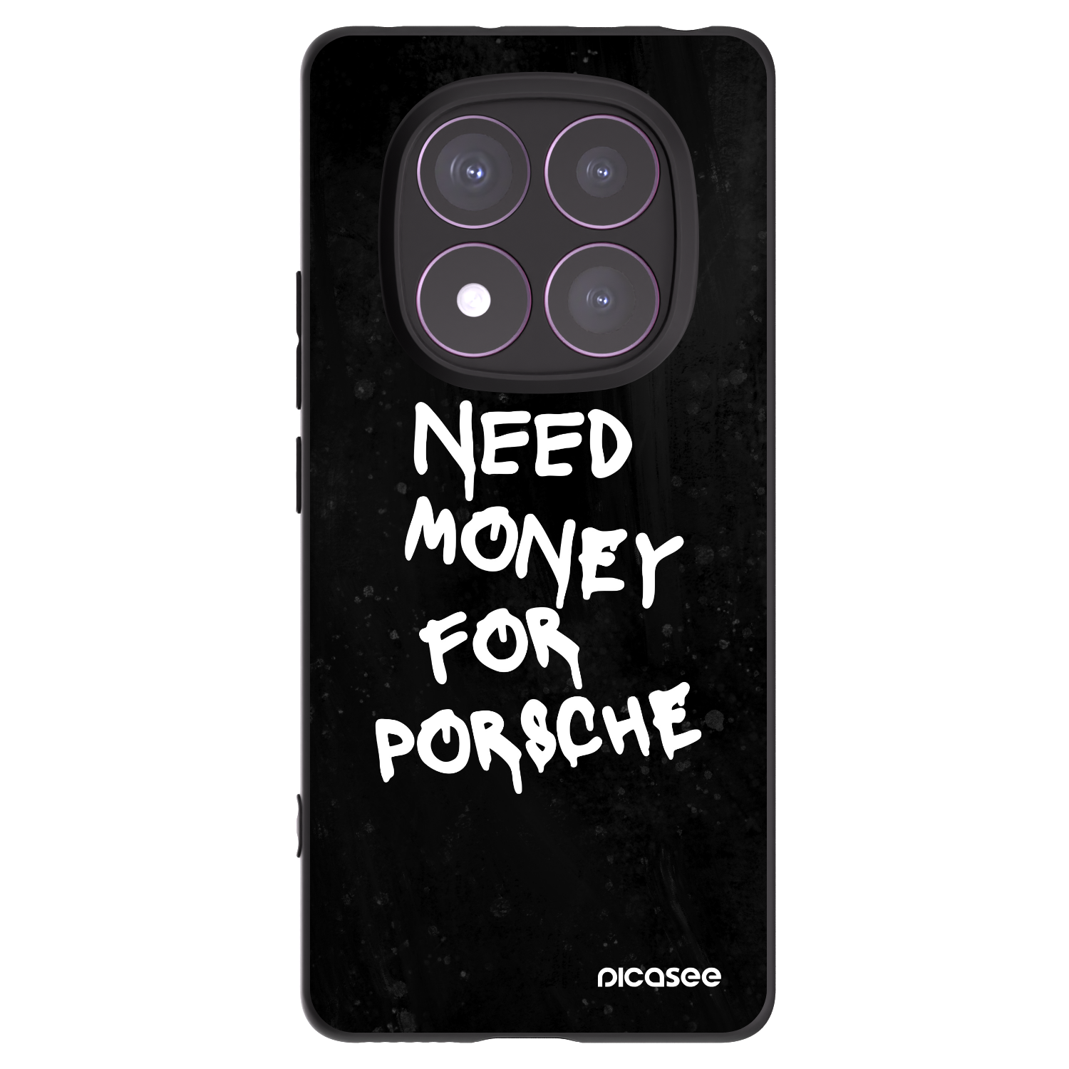 Picasee silikonski črni ovitek za Xiaomi Redmi Note 14 Pro 4G - Black Dollar