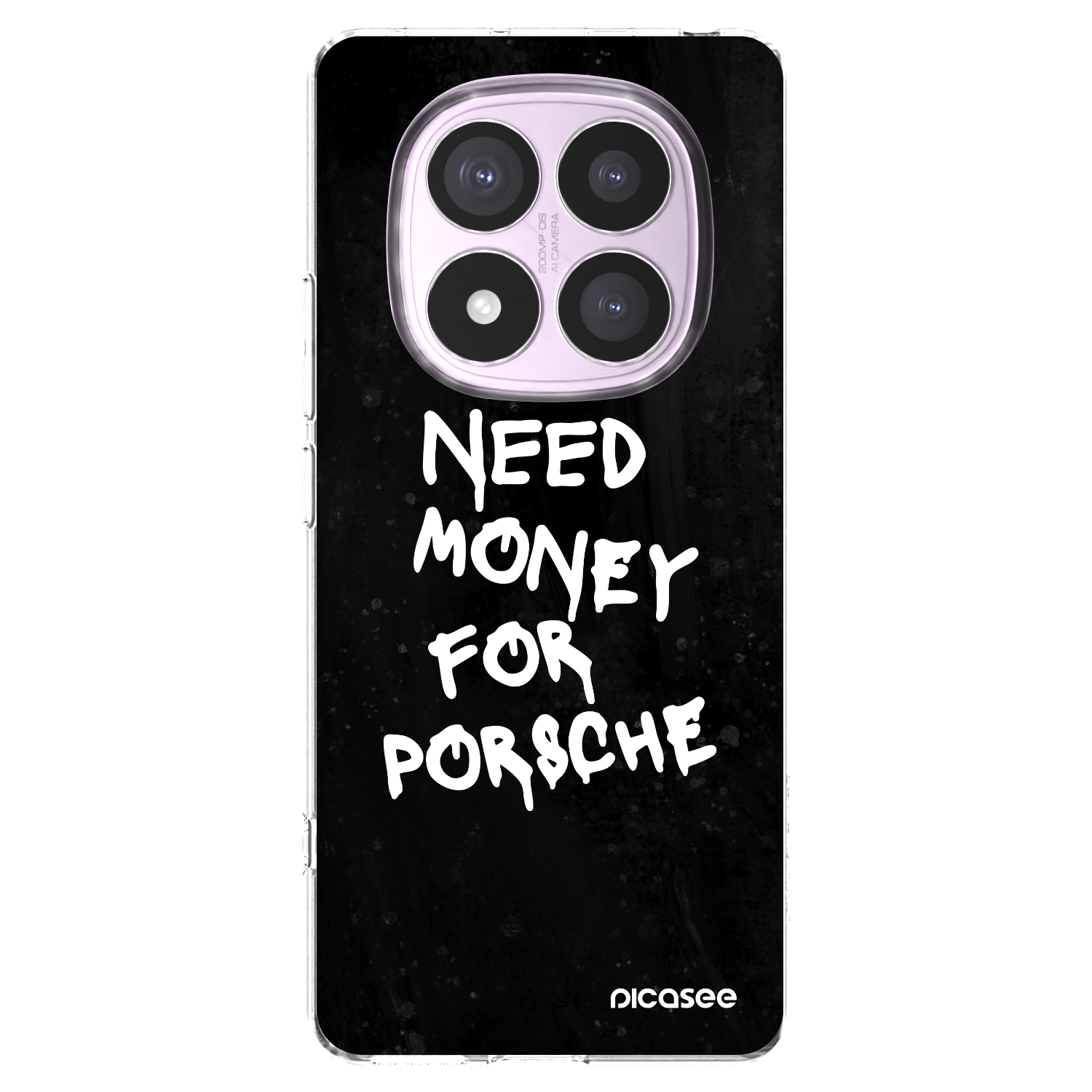 Picasee silikonski prozorni ovitek za Xiaomi Redmi Note 14 Pro 4G - Black Dollar