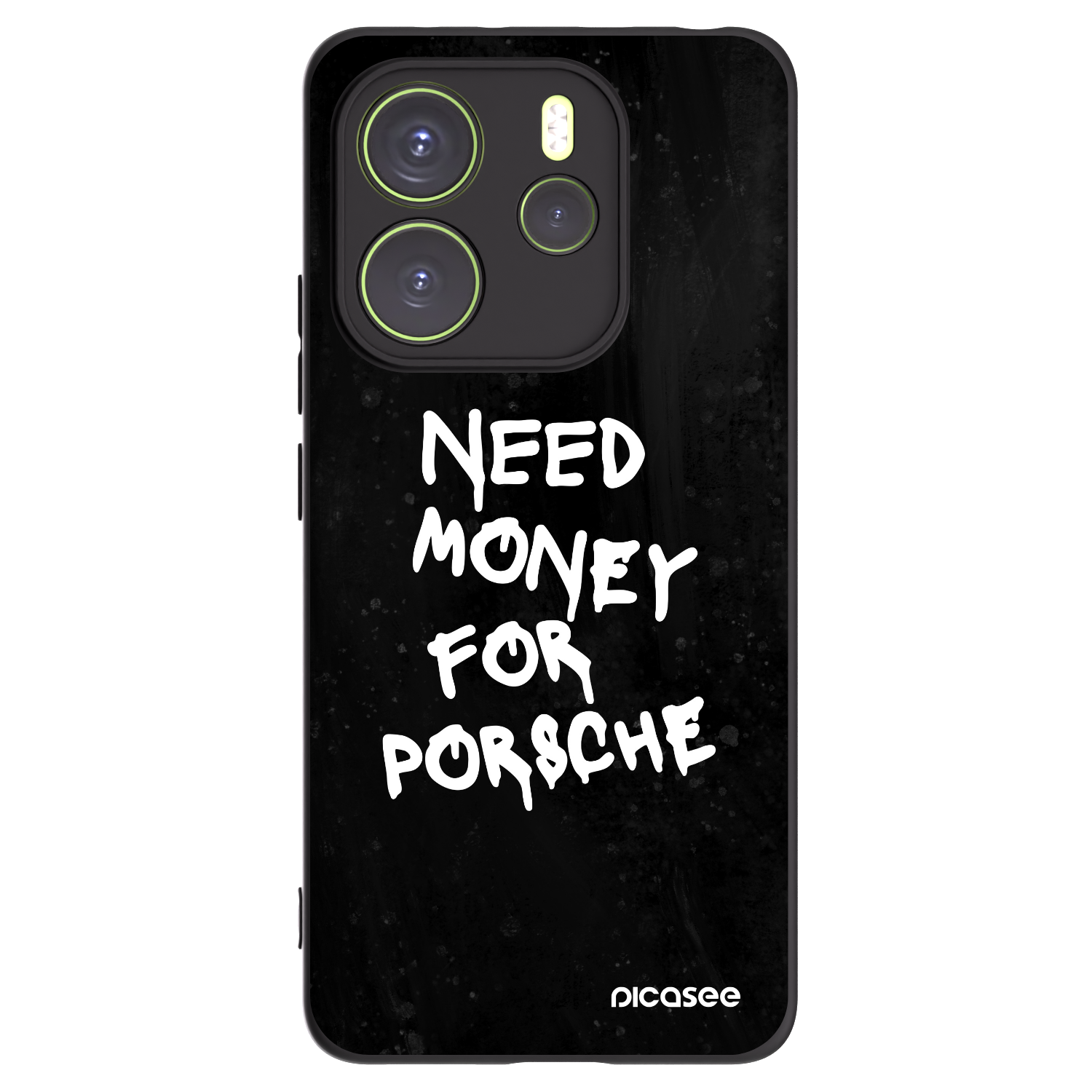 Picasee silikonski črni ovitek za Xiaomi Redmi Note 14 4G - Black Dollar
