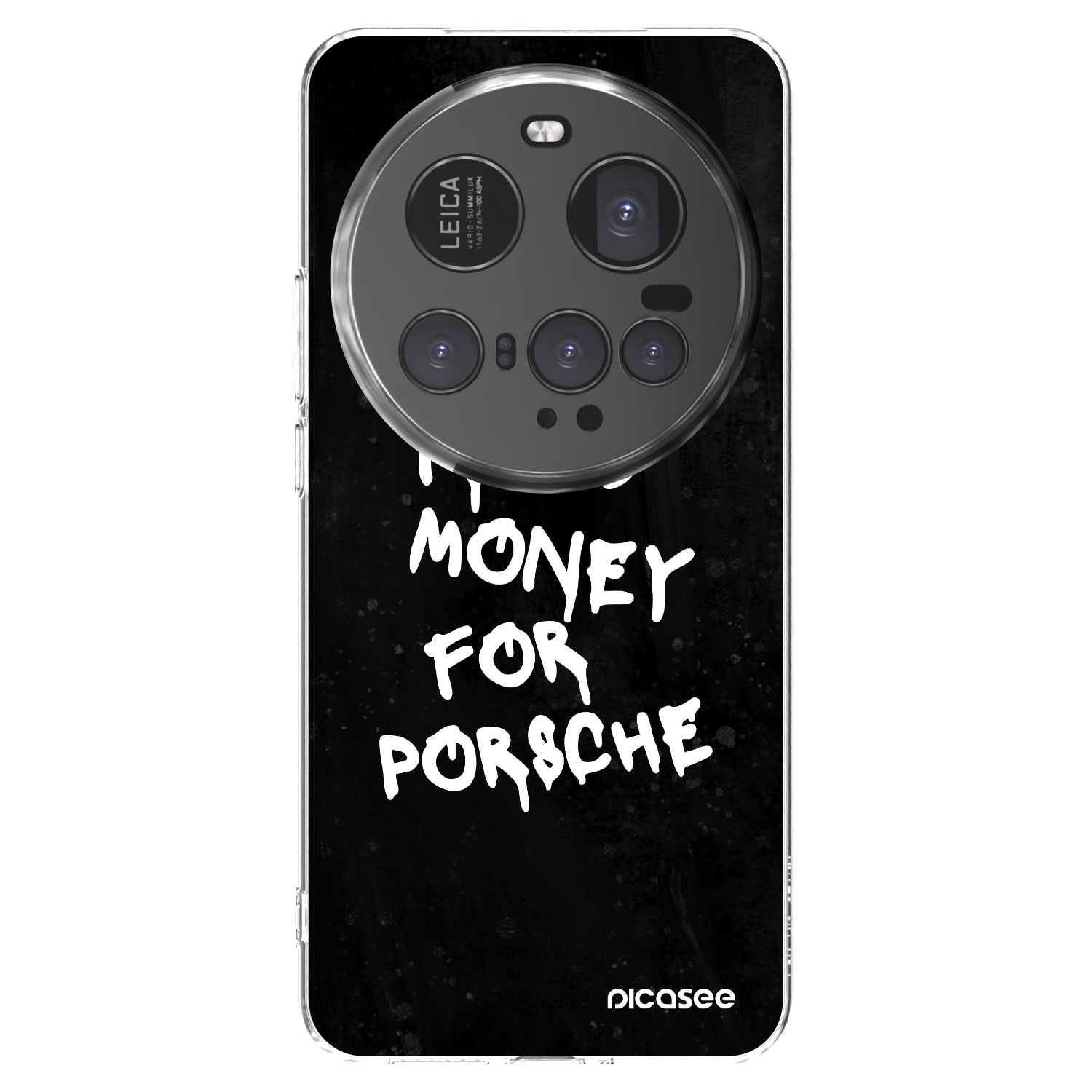 Picasee silikonski prozorni ovitek za Xiaomi 15 Ultra - Black Dollar
