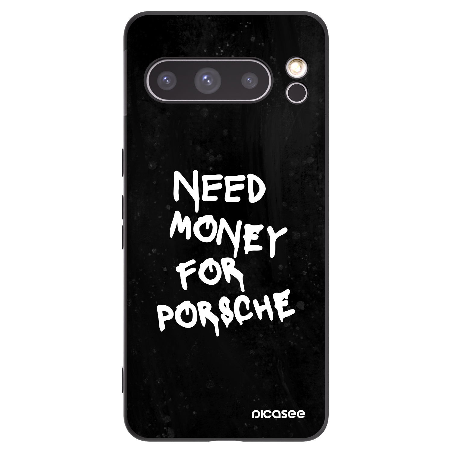 Picasee silikonski črni ovitek za Google Pixel 8 Pro - Black Dollar