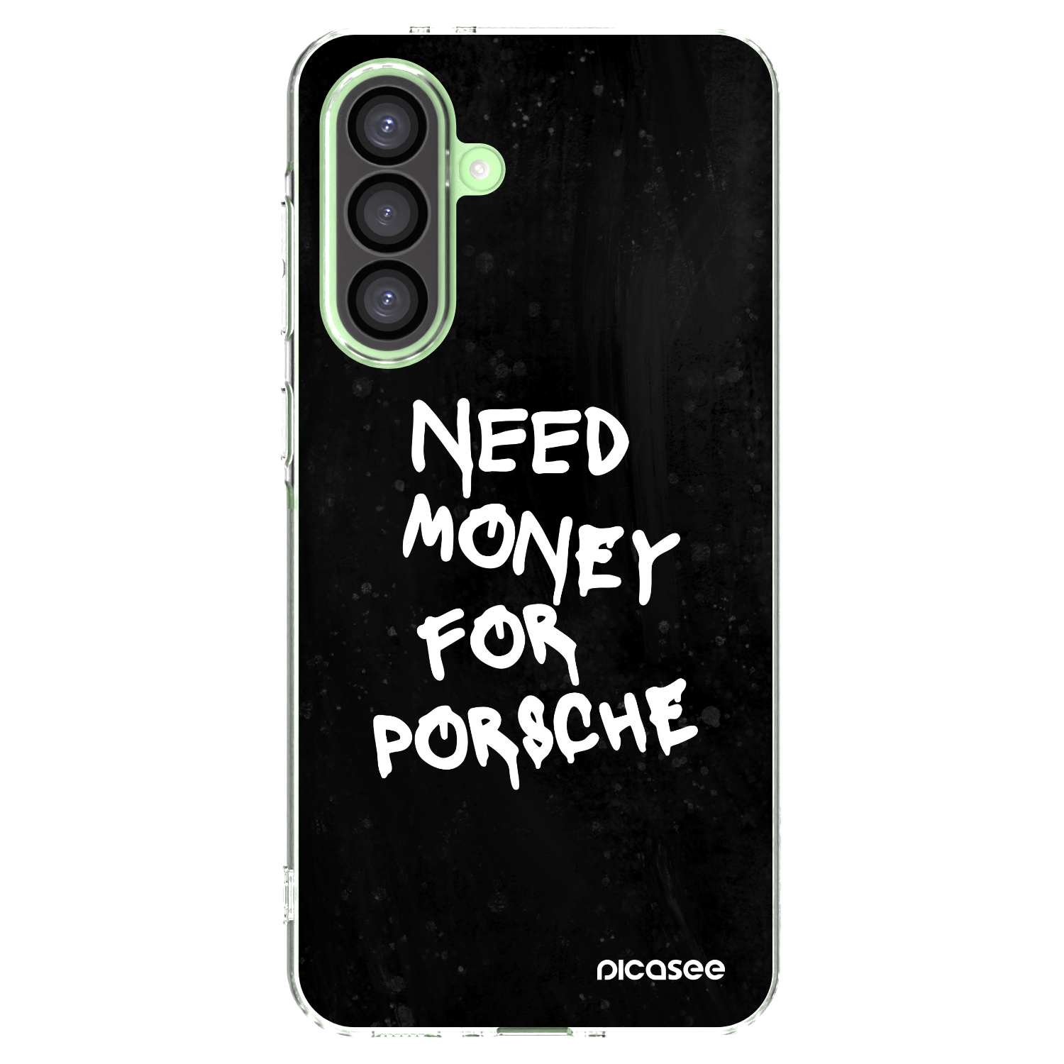 Picasee silikonski prozorni ovitek za Samsung Galaxy A26 5G A266B - Black Dollar