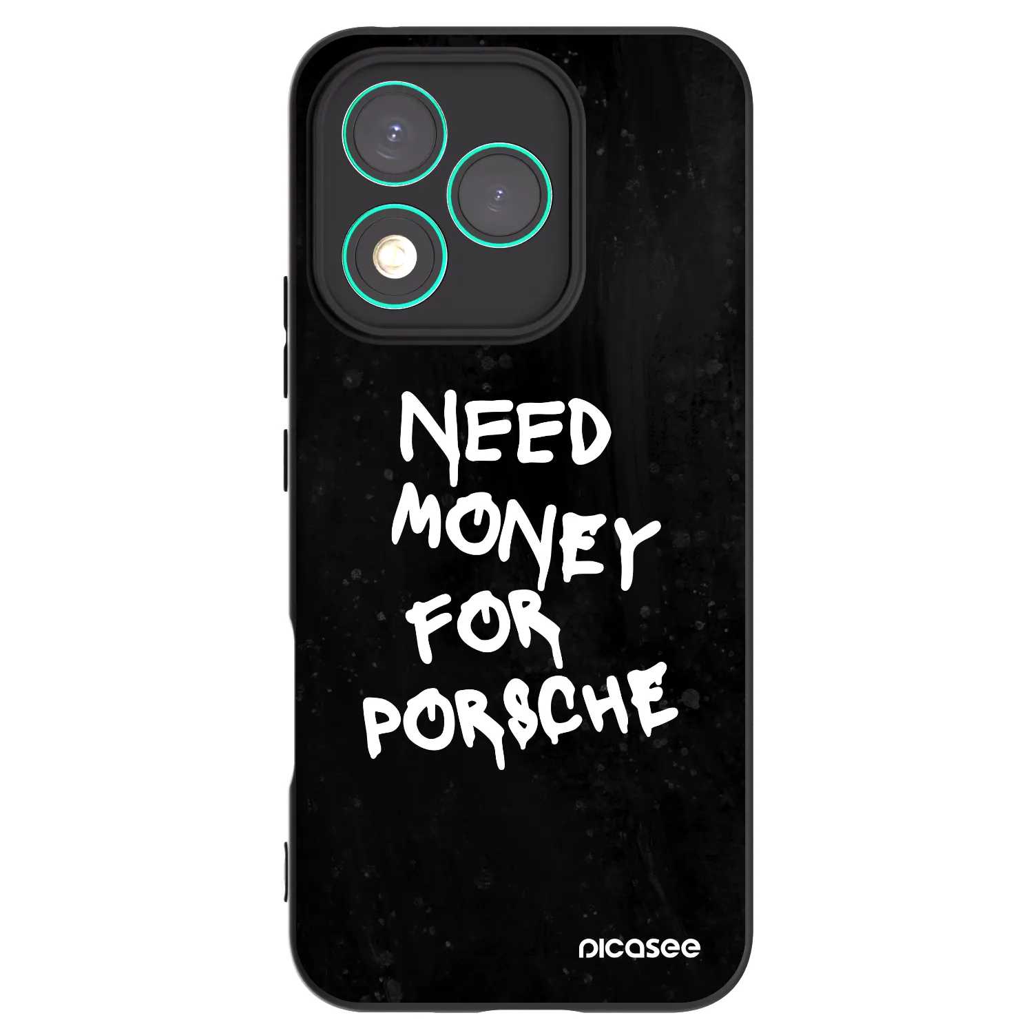 Picasee silikonski črni ovitek za Honor 400 Lite 5G - Black Dollar