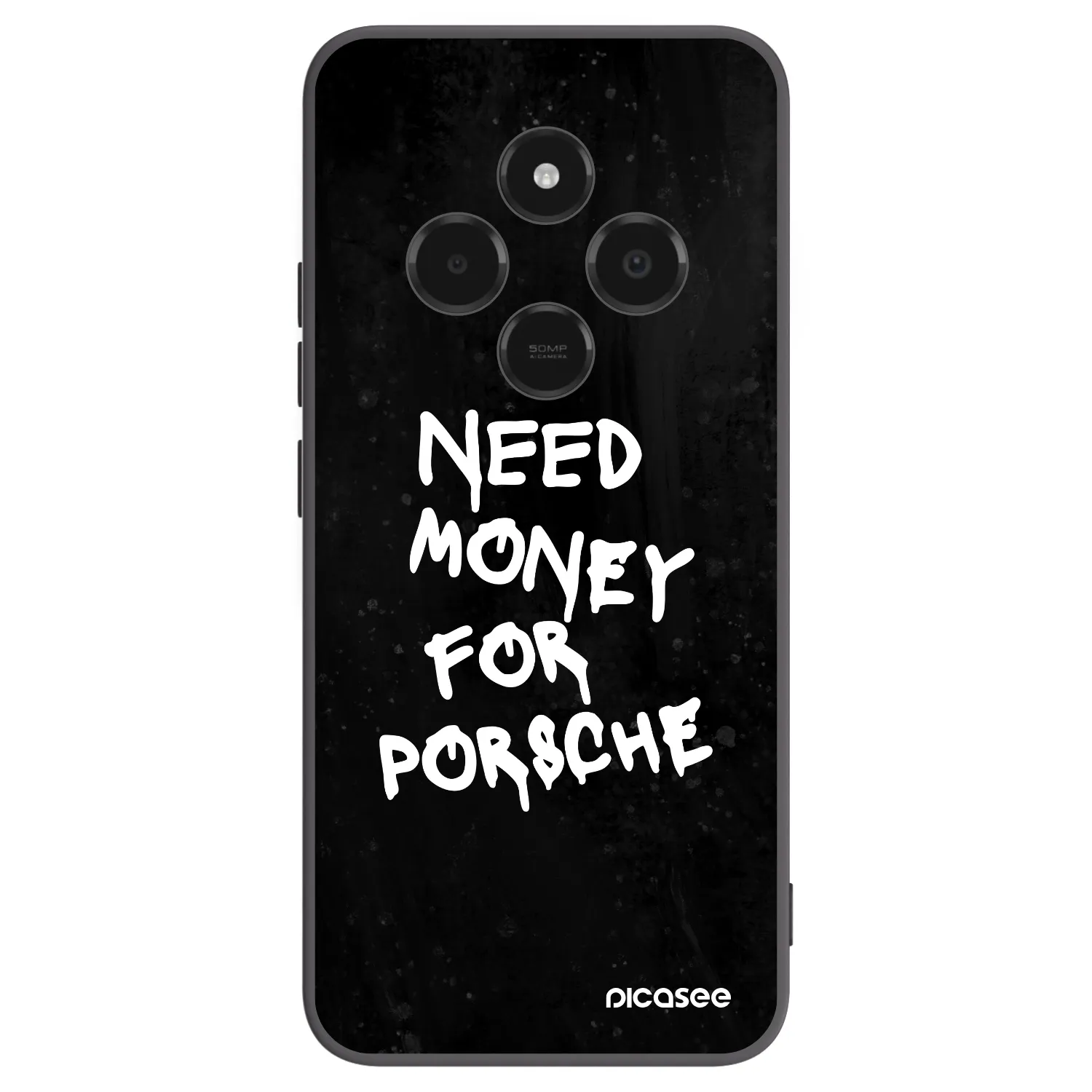 Picasee silikonski črni ovitek za Xiaomi Poco C75 - Black Dollar