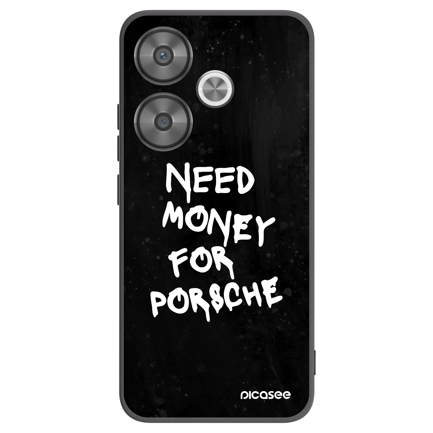 Picasee silikonski črni ovitek za Xiaomi Poco F6 - Black Dollar