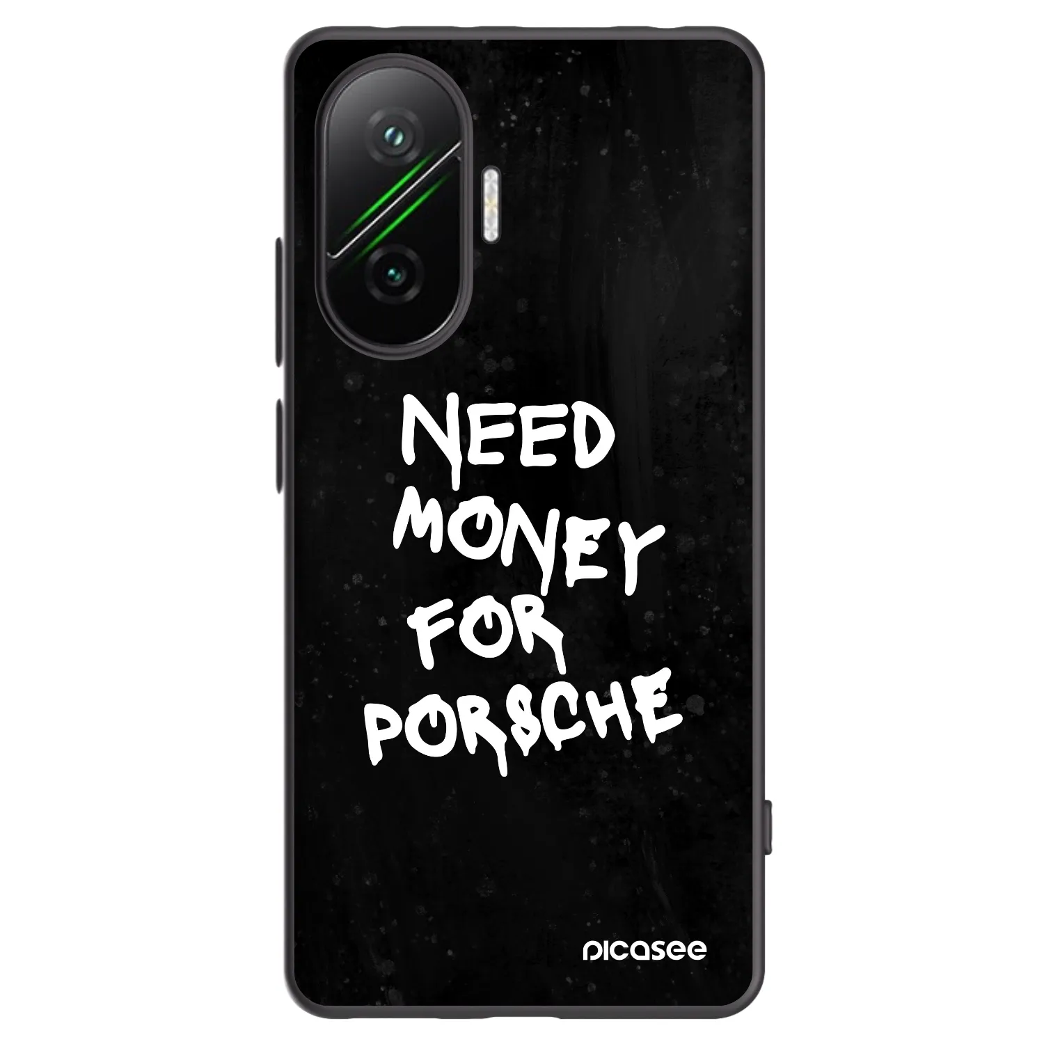 Picasee silikonski črni ovitek za Xiaomi Poco F7 Pro 5G - Black Dollar