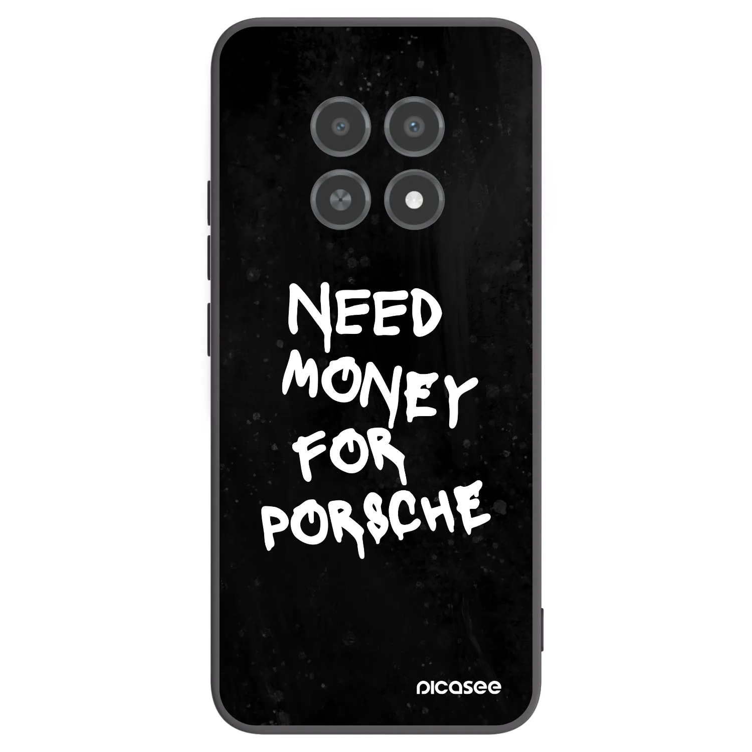 Picasee silikonski črni ovitek za Realme 12X - Black Dollar