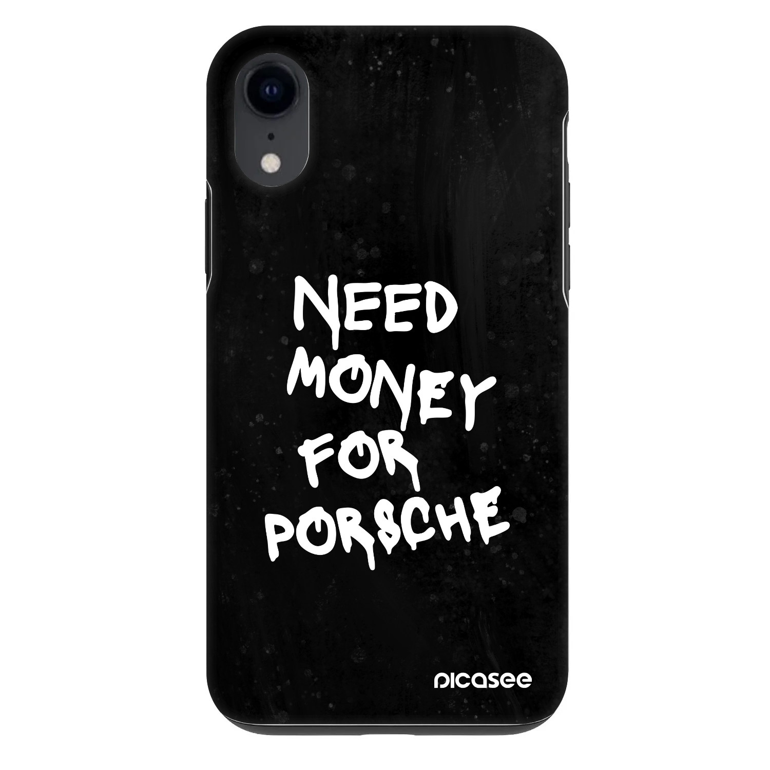Picasee Fashion Case za Apple iPhone XR - Black Dollar