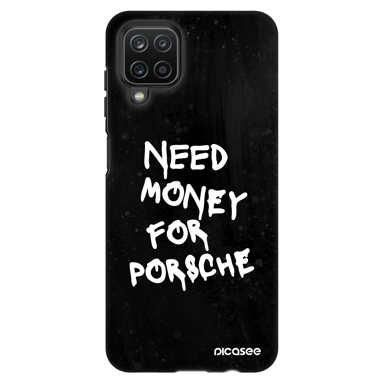 Picasee Fashion Case za Samsung Galaxy A12 A125F - Black Dollar