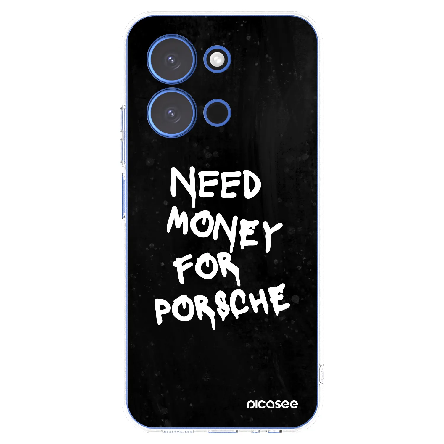 Picasee silikonski prozorni ovitek za Xiaomi Redmi 15C 4G - Black Dollar