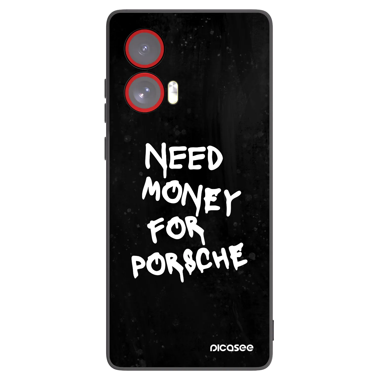 Picasee silikonski črni ovitek za Motorola Edge 50 Fusion - Black Dollar