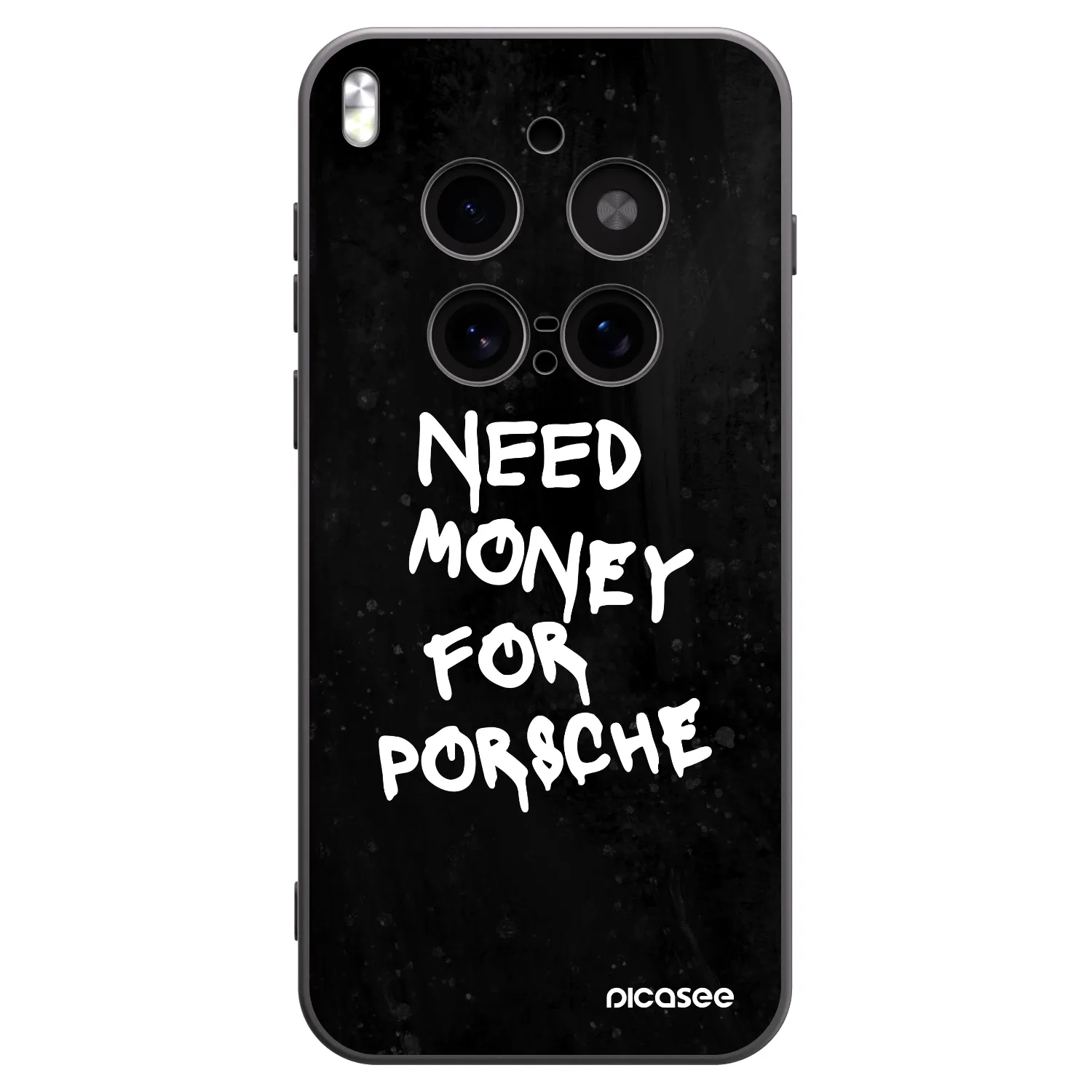 Picasee silikonski črni ovitek za Vivo X300 Pro - Black Dollar