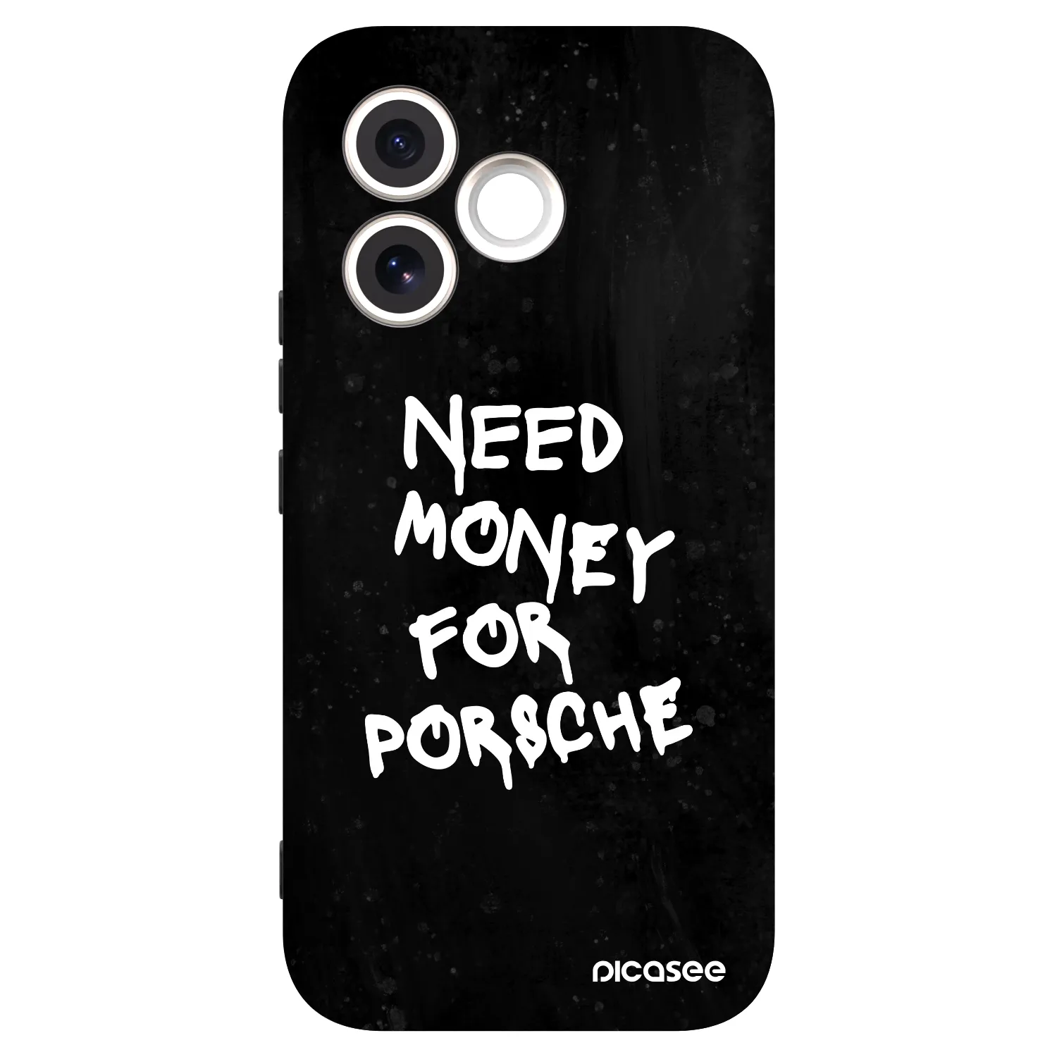Picasee silikonski črni ovitek za Honor 600 Lite - Black Dollar