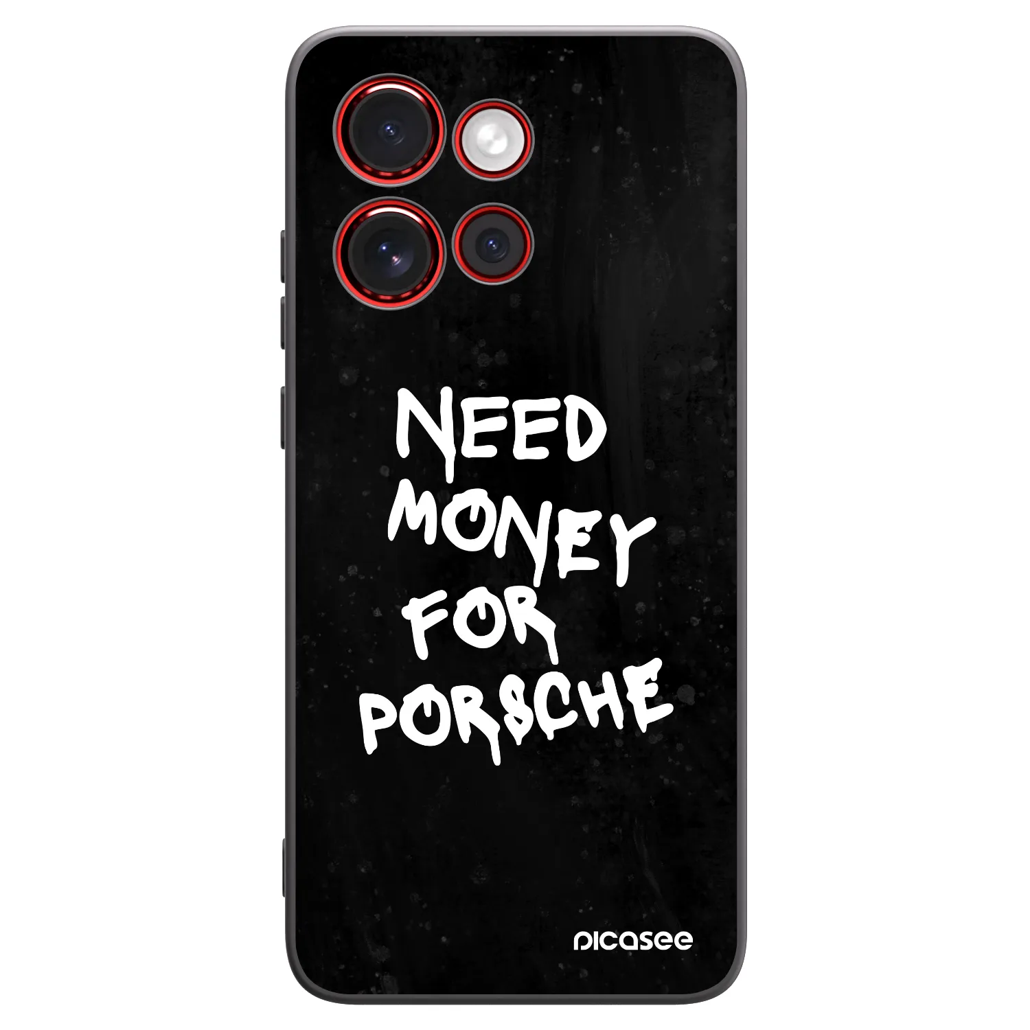 Picasee silikonski črni ovitek za Motorola Edge 60 Neo 5G - Black Dollar