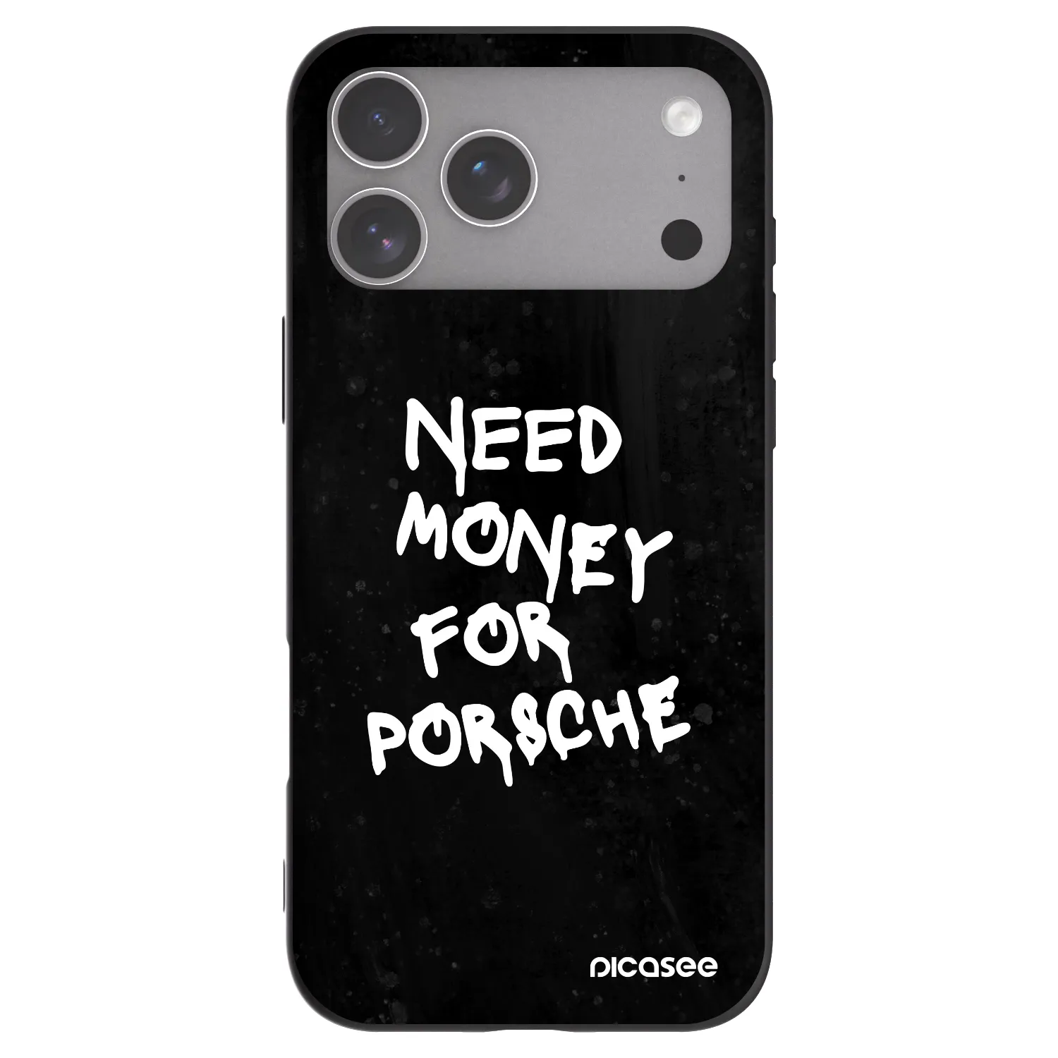 Picasee silikonski črni ovitek za Apple iPhone 18 Pro Max - Black Dollar