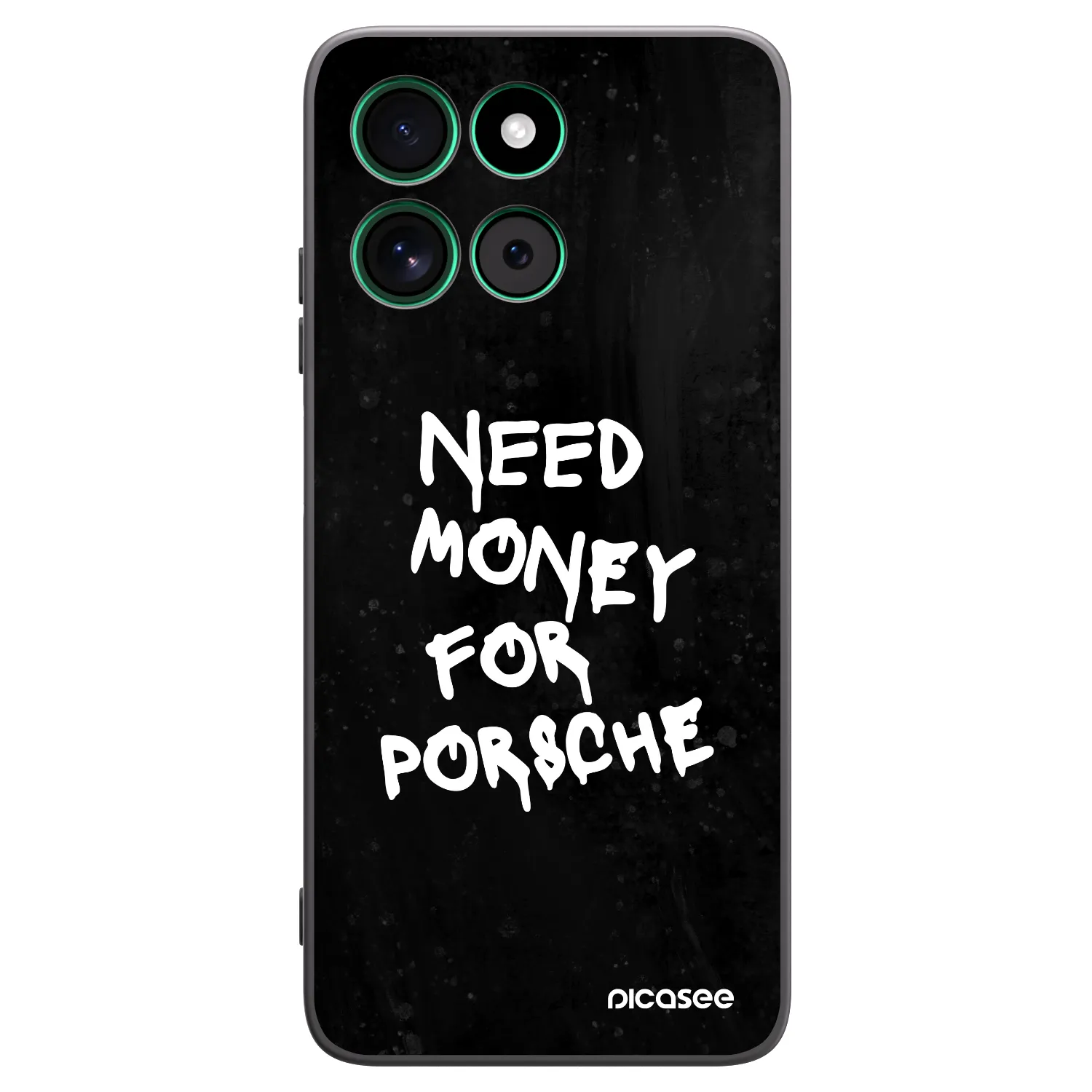 Picasee silikonski črni ovitek za Motorola Moto G57 Power - Black Dollar