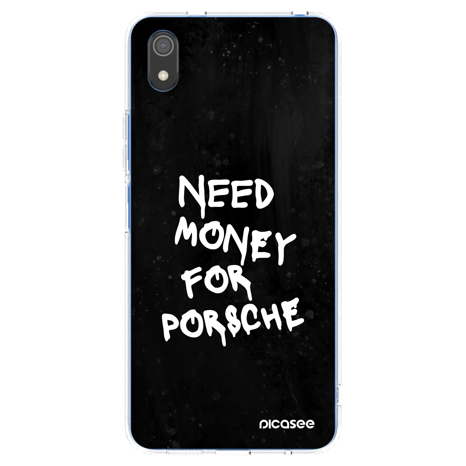 Picasee silikonski prozorni ovitek za Xiaomi Redmi 7A - Black Dollar