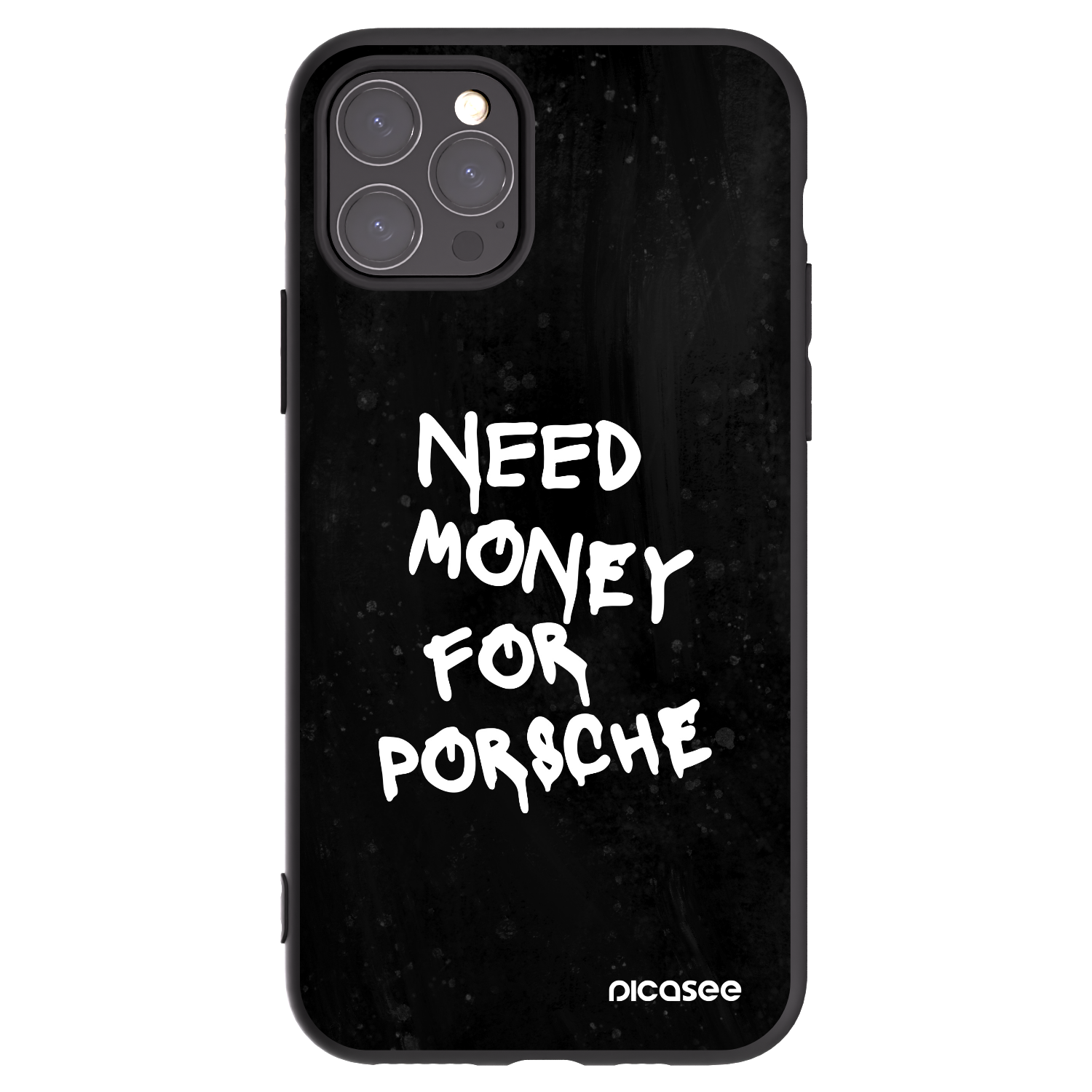 Picasee silikonski črni ovitek za Apple iPhone 11 Pro - Black Dollar