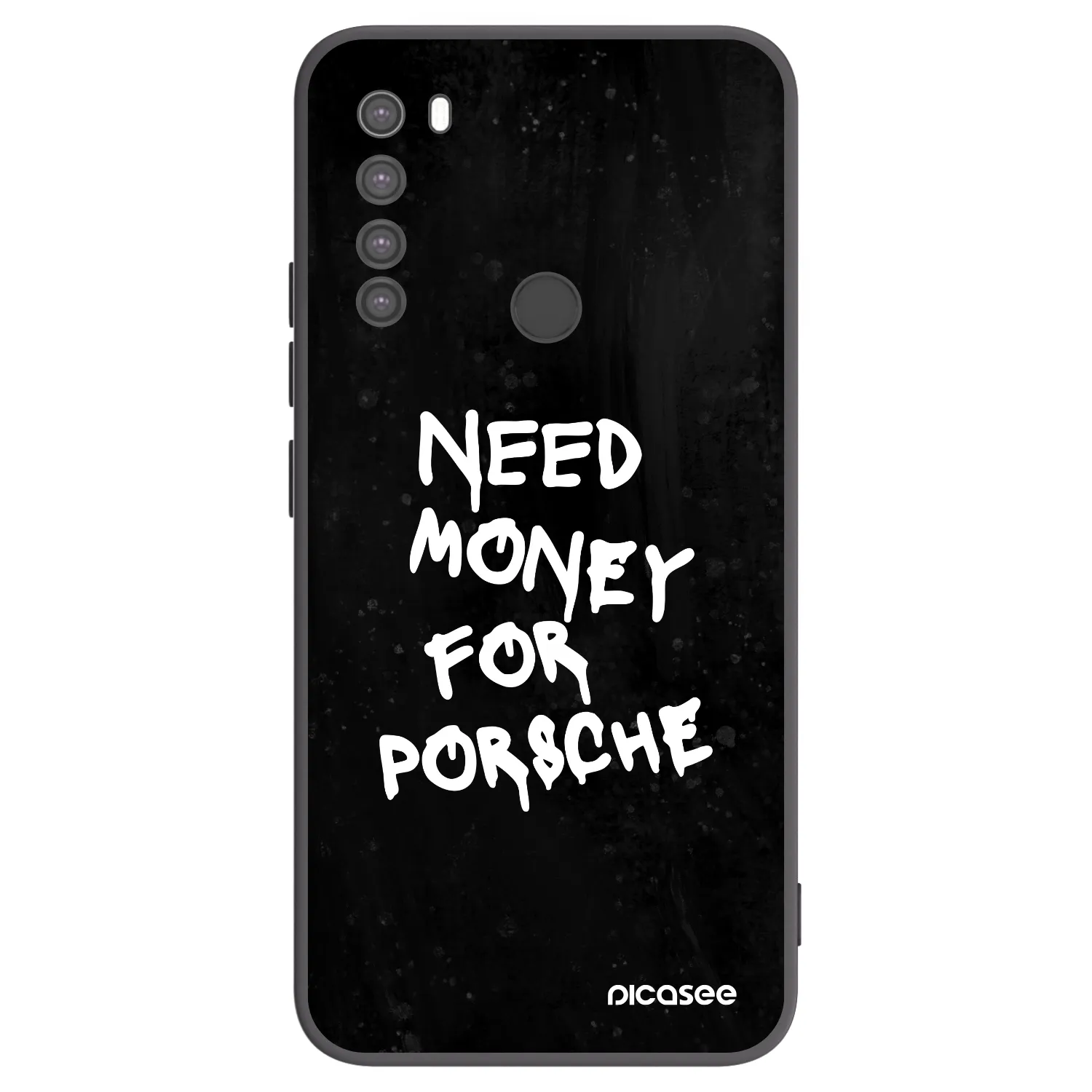 Picasee silikonski črni ovitek za Xiaomi Redmi Note 8 - Black Dollar