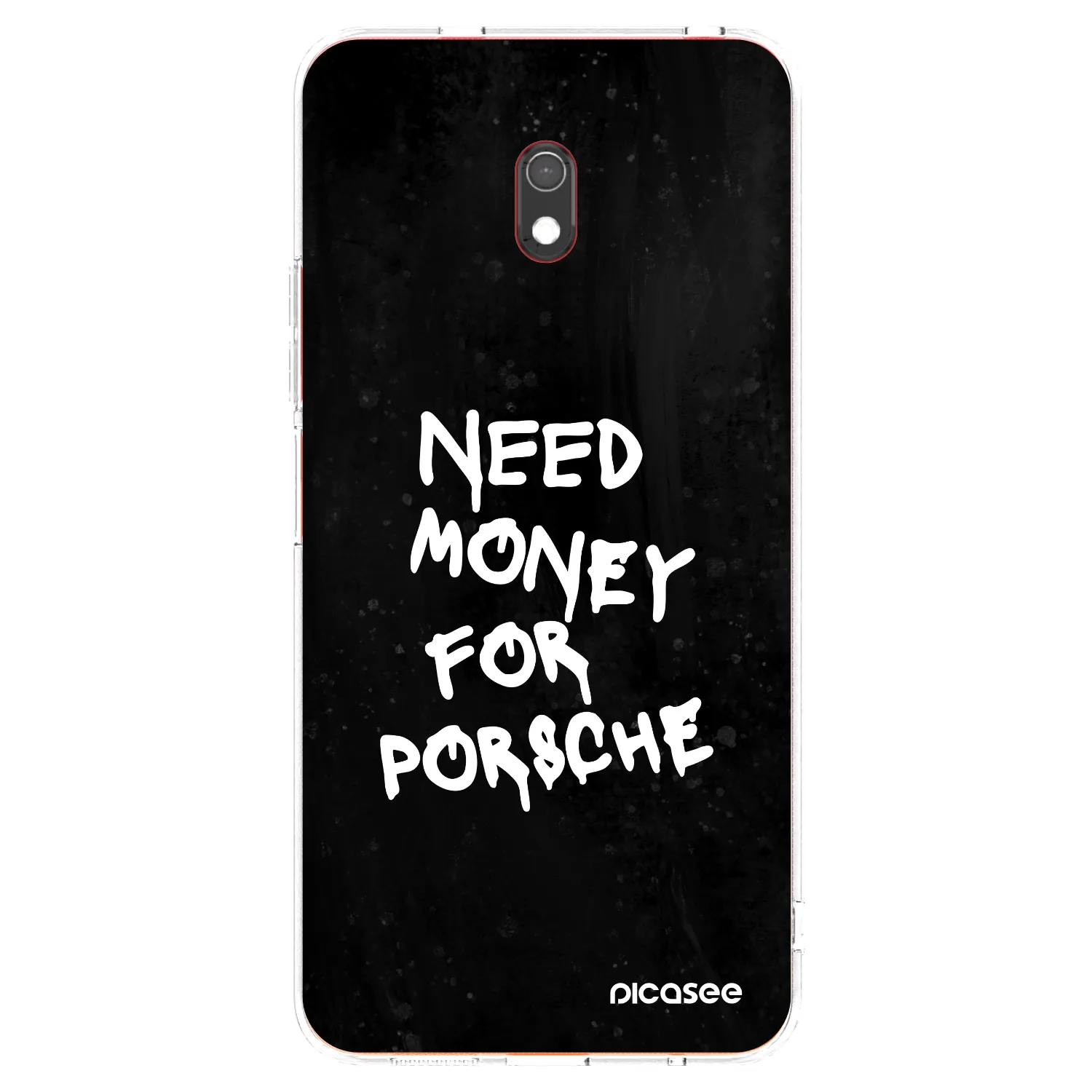 Picasee silikonski prozorni ovitek za Xiaomi Redmi 8A - Black Dollar