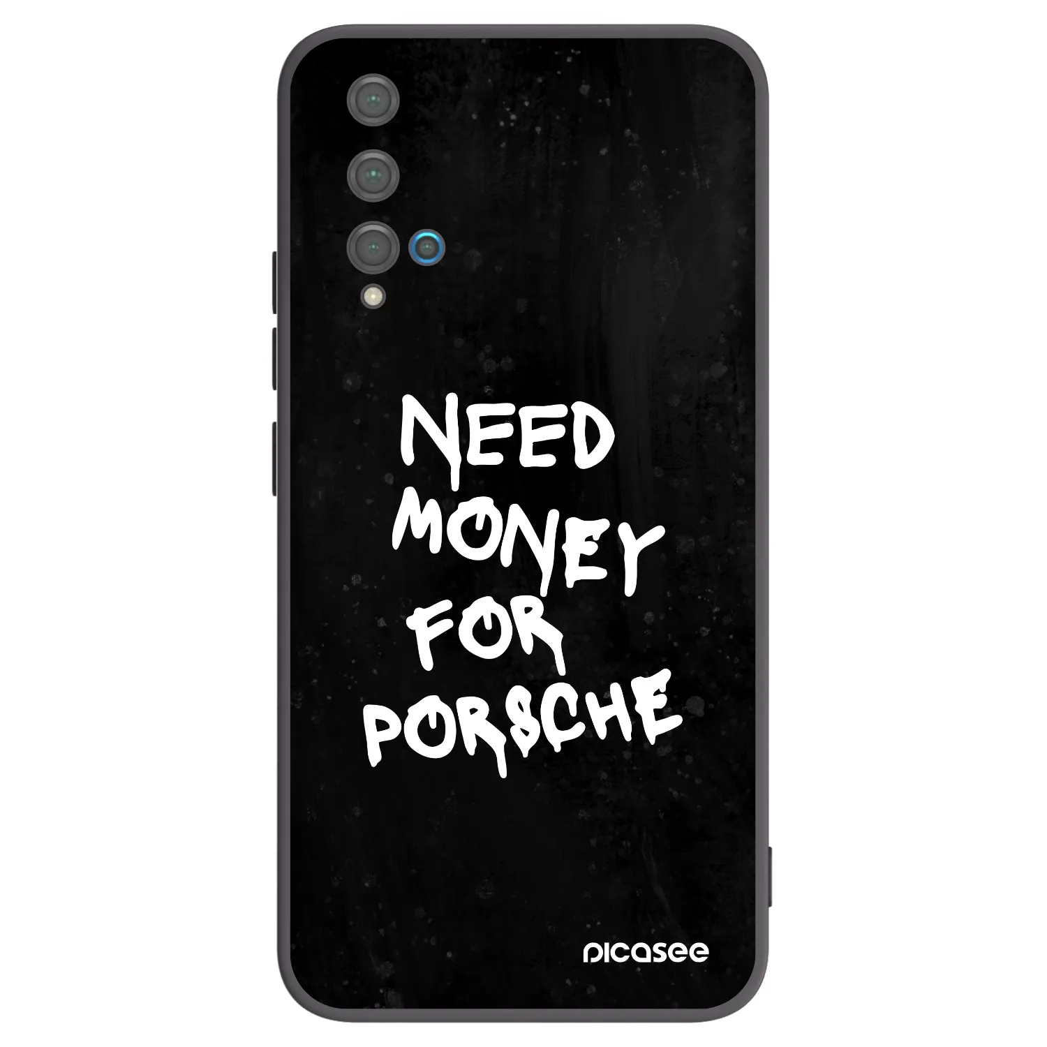 Picasee silikonski črni ovitek za Huawei Nova 5T - Black Dollar