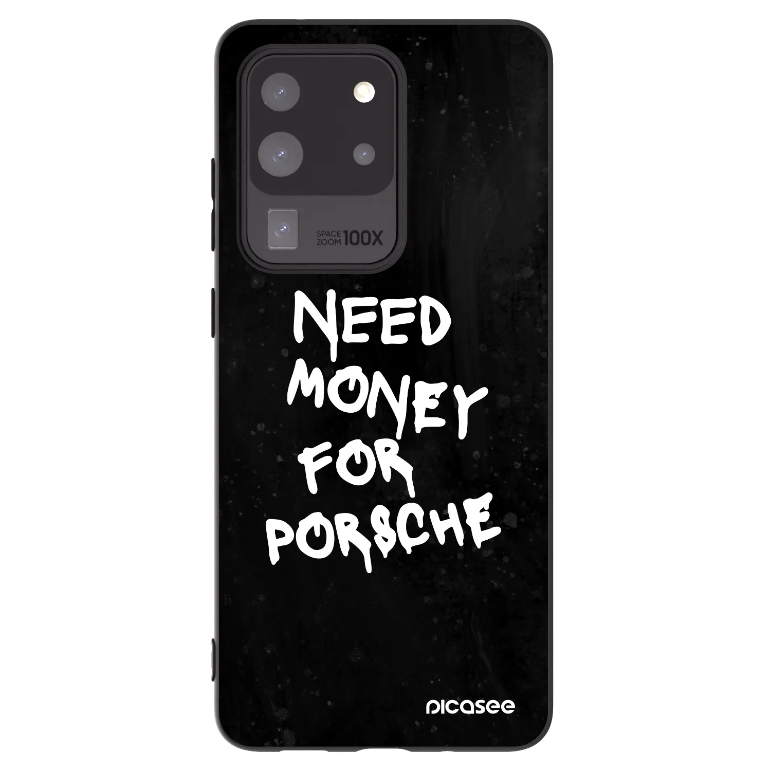 Picasee silikonski črni ovitek za Samsung Galaxy S20 Ultra 5G G988F - Black Dollar