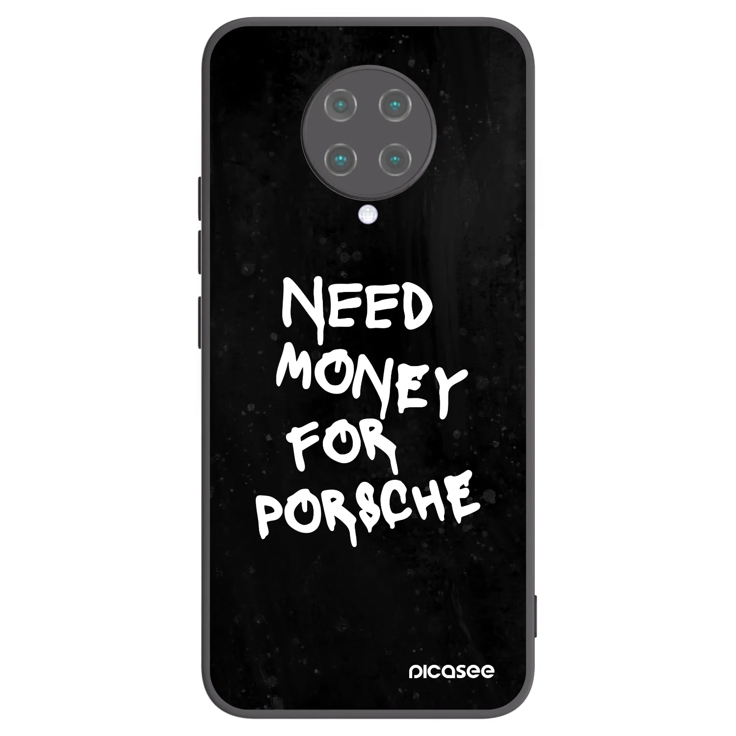 Picasee silikonski črni ovitek za Xiaomi Poco F2 Pro - Black Dollar