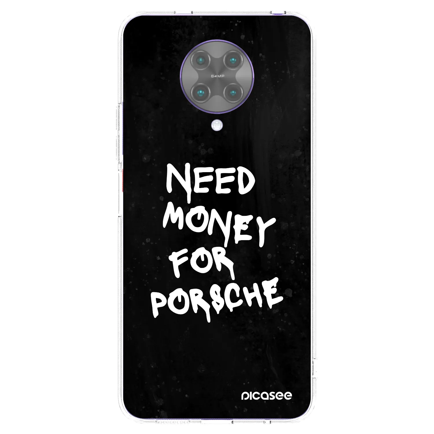 Picasee silikonski prozorni ovitek za Xiaomi Poco F2 Pro - Black Dollar