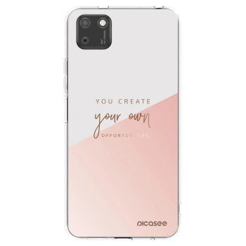 Picasee silikonski prozorni ovitek za Huawei Y5P - You create your own opportunities