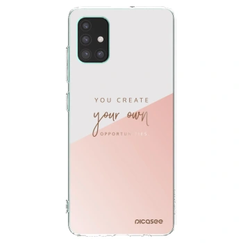 Picasee silikonski prozorni ovitek za Samsung Galaxy M51 M515F - You create your own opportunities