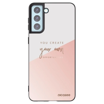 Picasee silikonski črni ovitek za Samsung Galaxy S21+ 5G G996F - You create your own opportunities